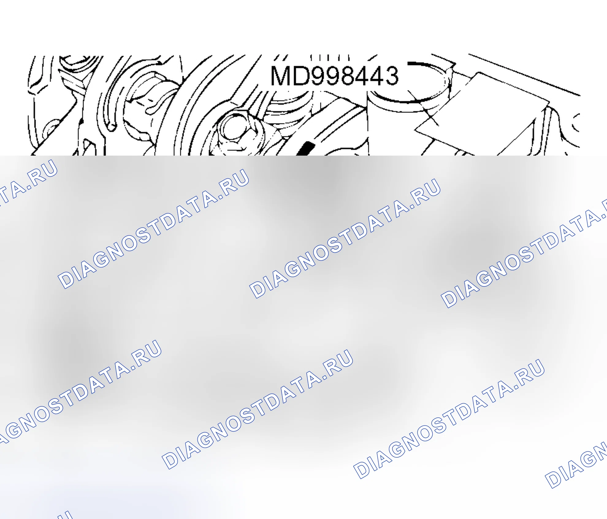 Рис. 434: > > D < < УСТАНОВКА ПРУЖИНЫ КОРОМЫСЛА. Mitsubishi Lancer IX рестайлинг