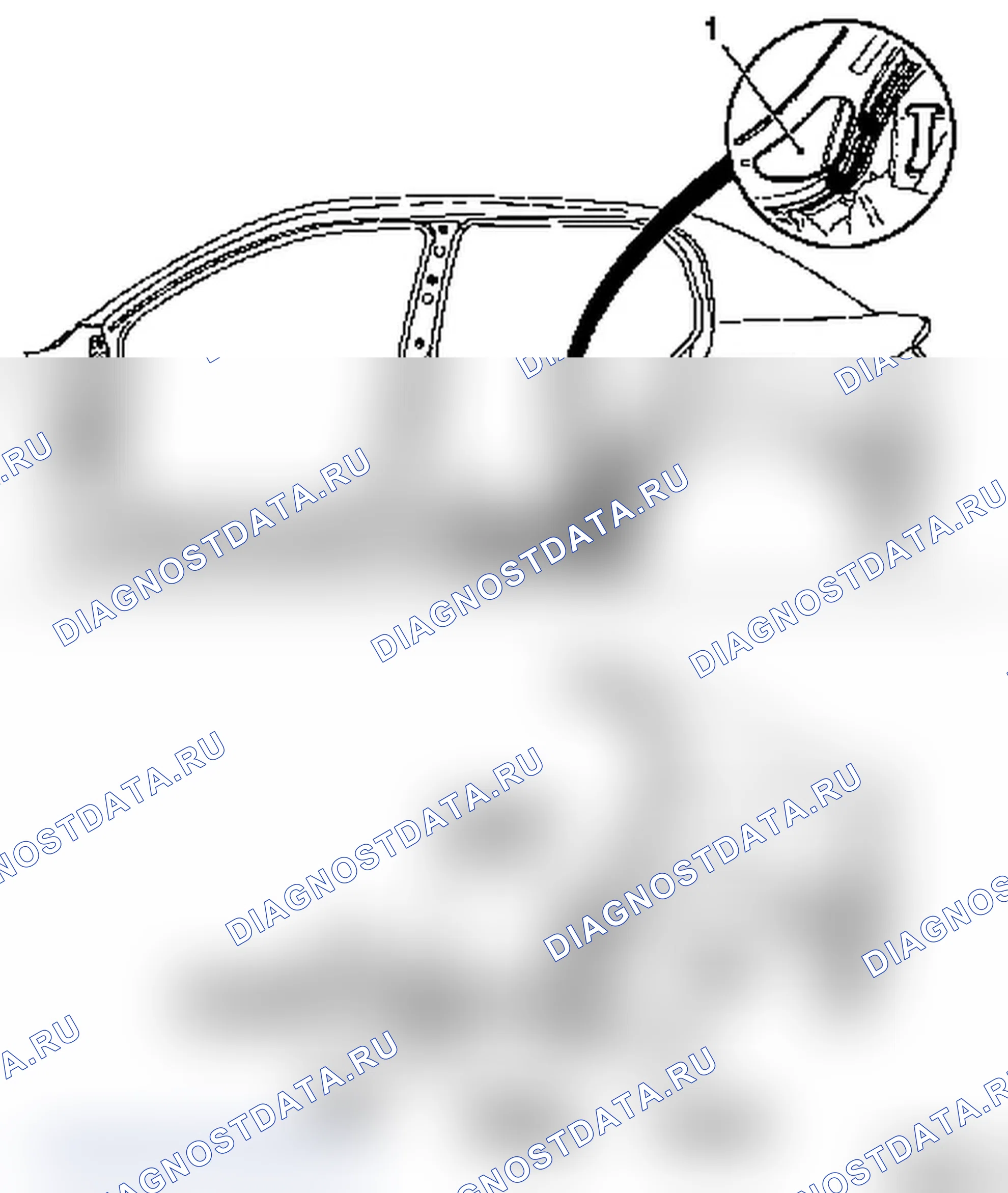 Замена обшивки входного проема сзади (модели F35, F48, F69). Opel Astra G