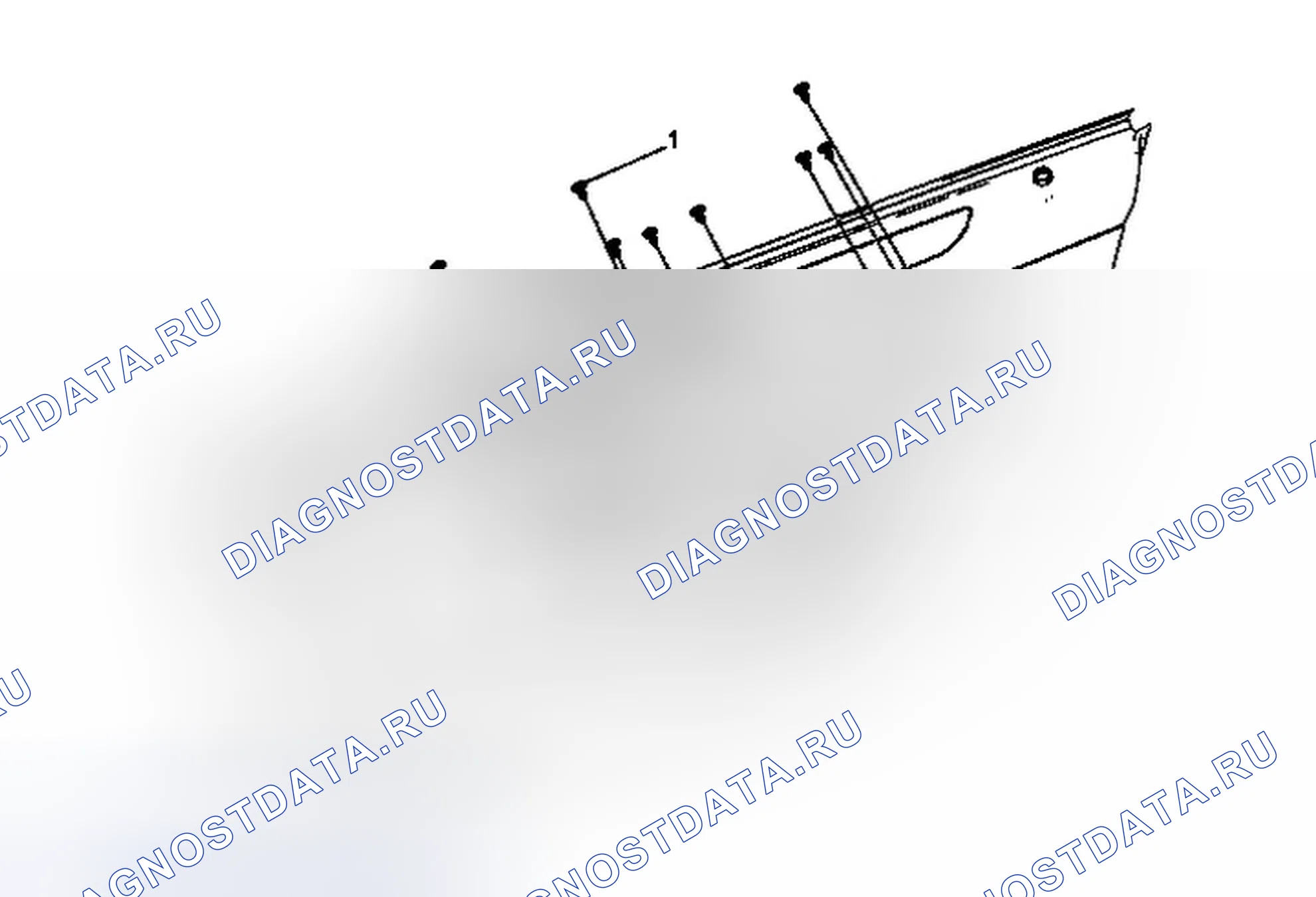Рис. 26: Замена лицевой панели переключателя окна двери. Chevrolet Spark M300