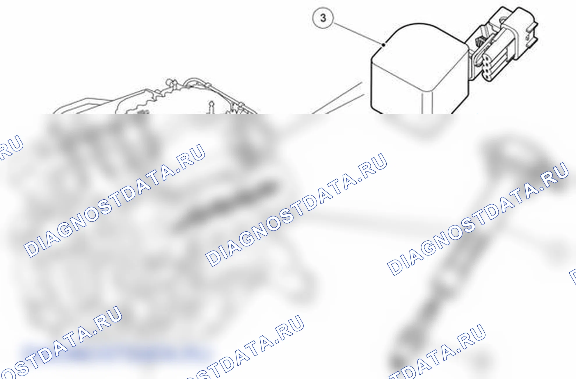 Рис. 1: ЗАЖИГАНИЕ ДВИГАТЕЛЯ. Land Rover Range Rover L322