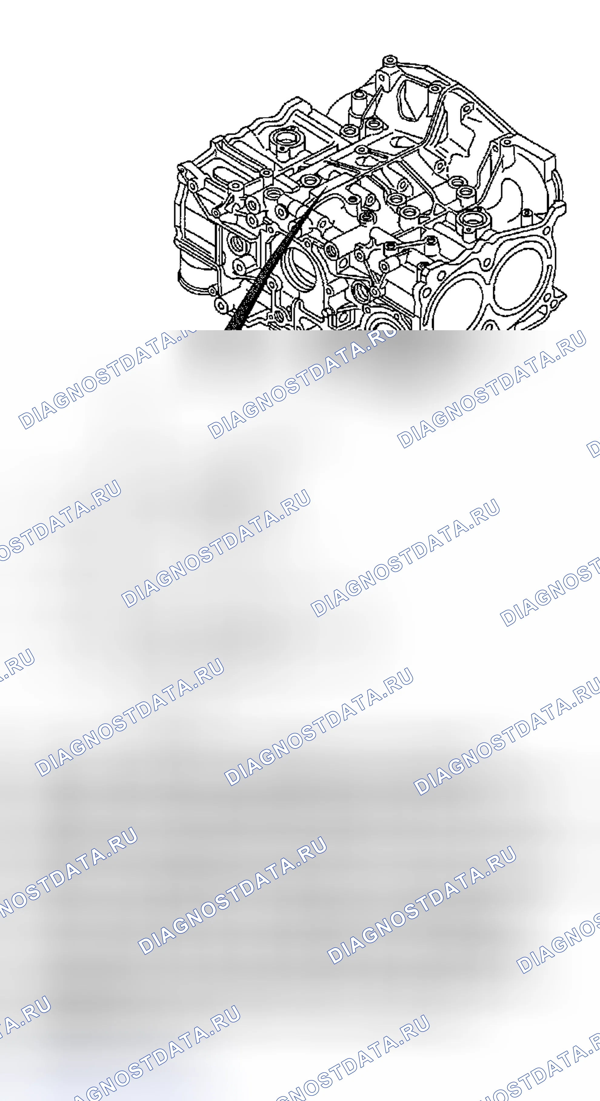 Рис. 462: ЦИЛИНДР И ПОРШЕНЬ. Subaru Impreza GD/GC/GG рестайлинг