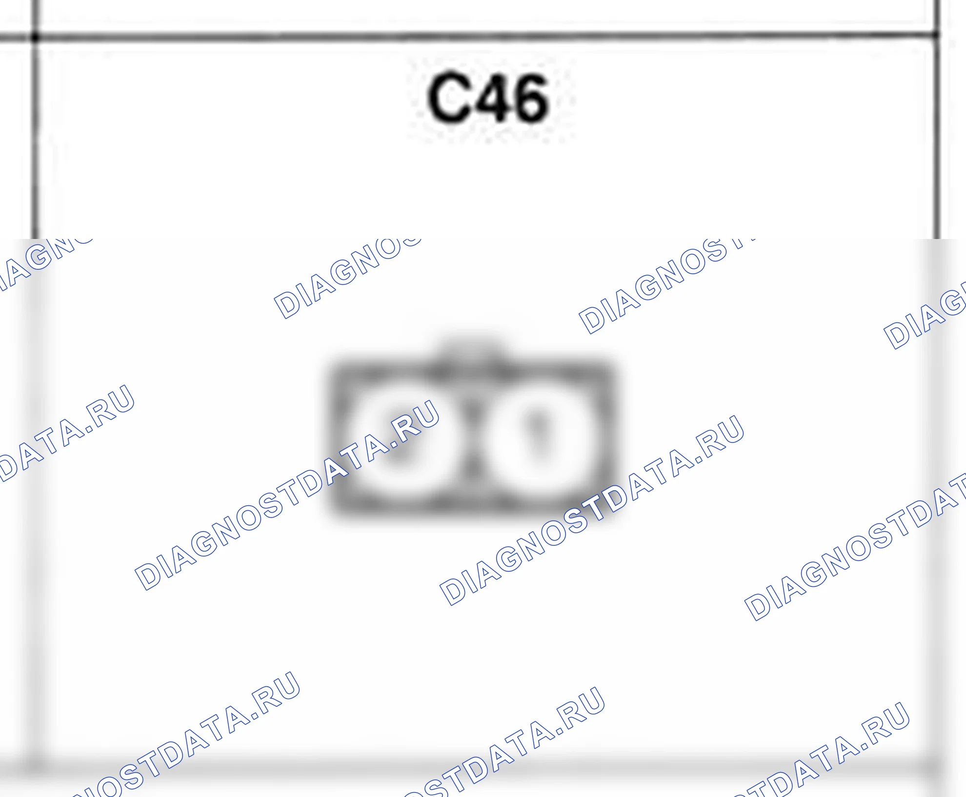 Распиновка разъёма C46 — жгута управления. Hyundai Accent LC