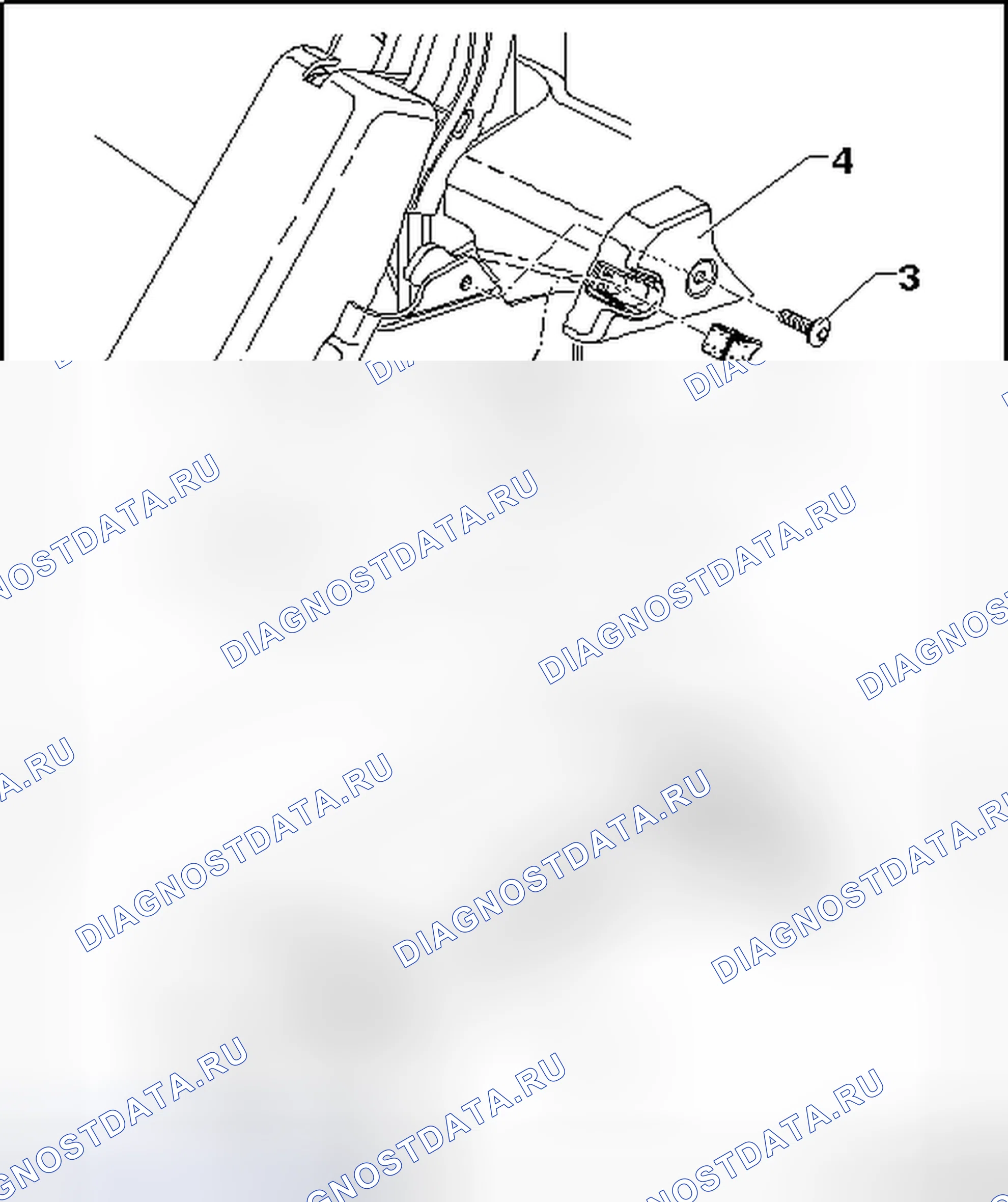Рис. 40: КРЫШКА БАГАЖНОГО ОТДЕЛЕНИЯ. Volkswagen Eos I