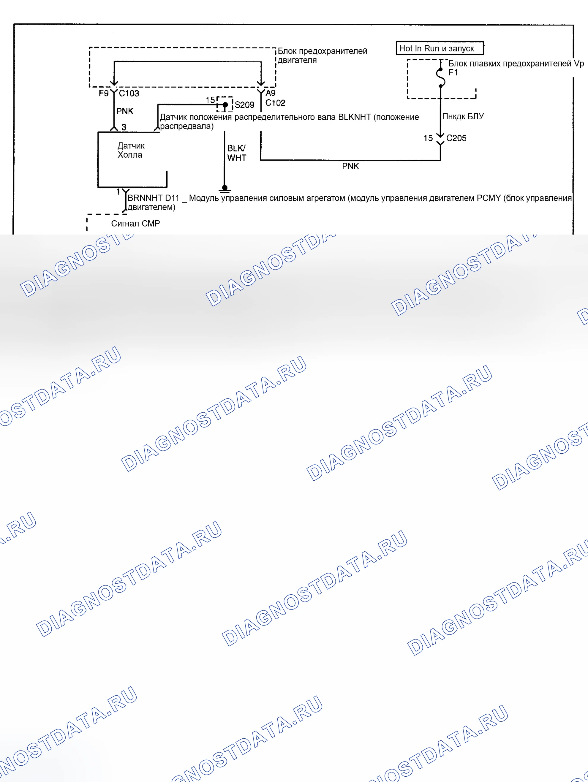Рис. 127: расшифровка кода ошибки P0341: РАЦИОНАЛЬНОСТЬ CAM. Daewoo Nubira II