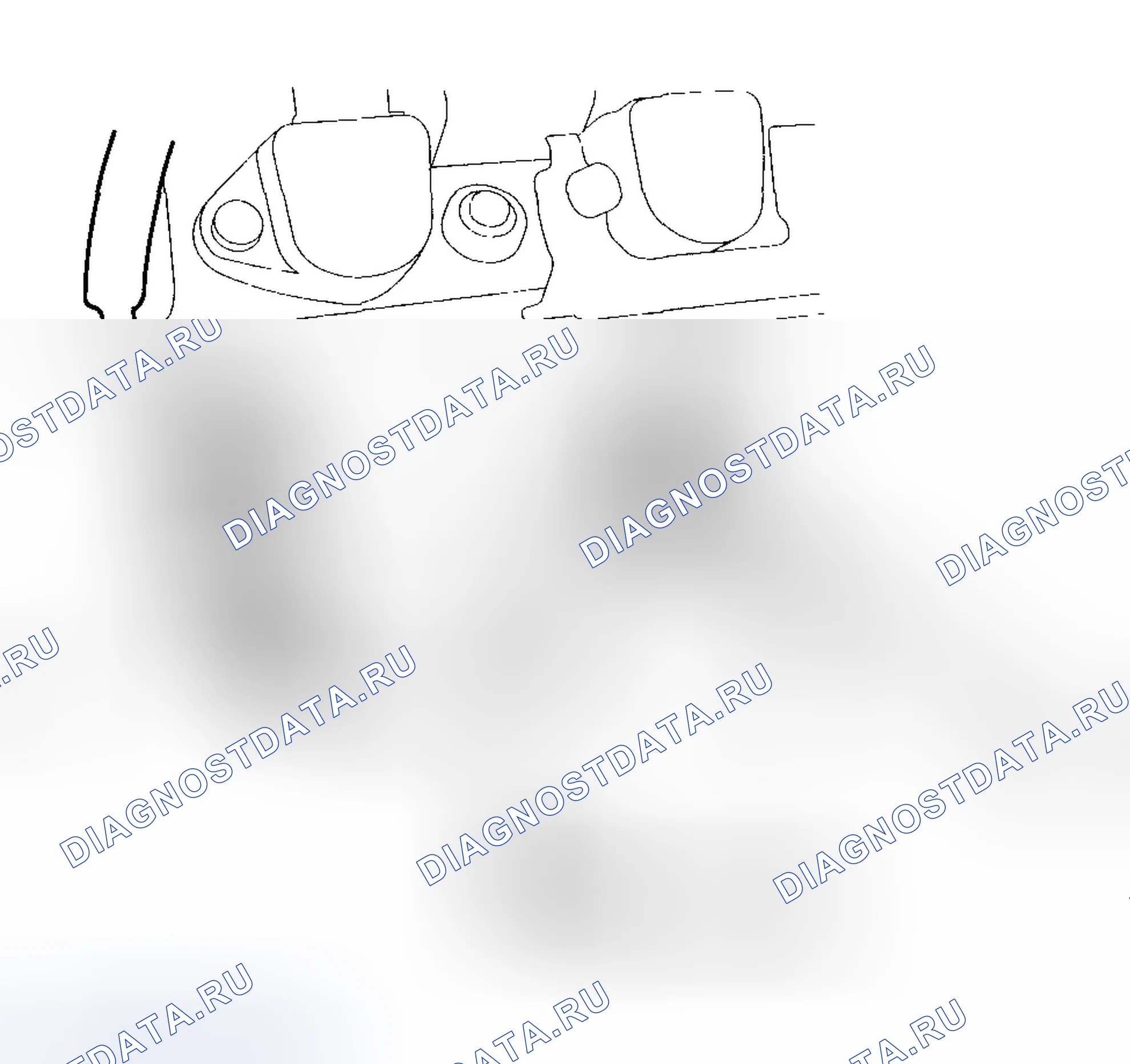 Рис. 162: Задний банк (Банк 1). Honda Odyssey I