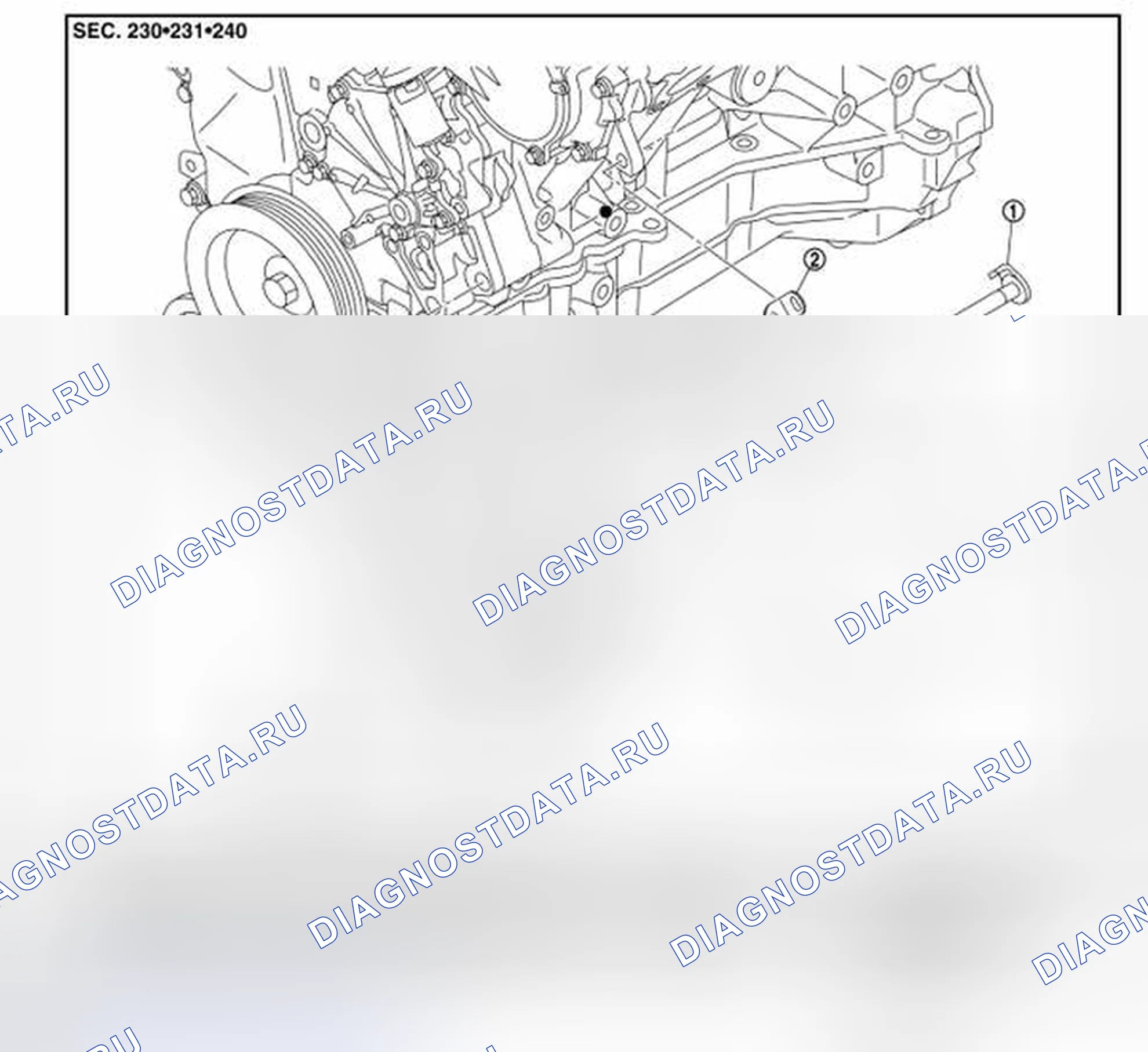 Рис. 1: ДЕМОНТАЖ. Nissan Quest IV