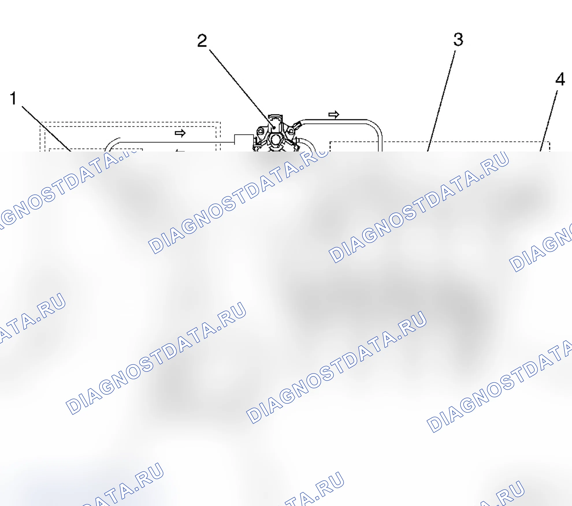 Иллюстрация: система впрыска Common Rail (A13DTE). Opel Corsa D