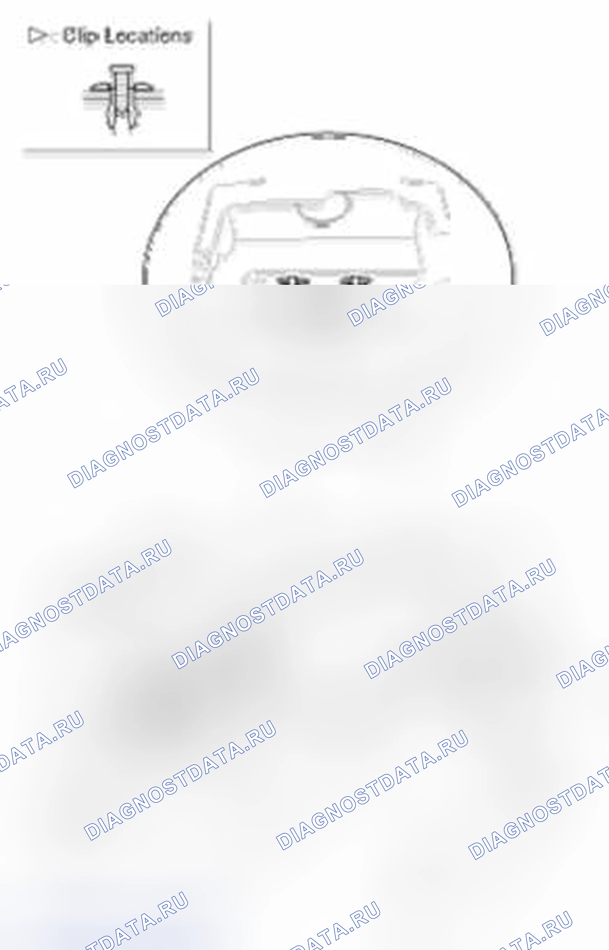 Рис. 24: Замена защелки капота. Hyundai Veracruz I
