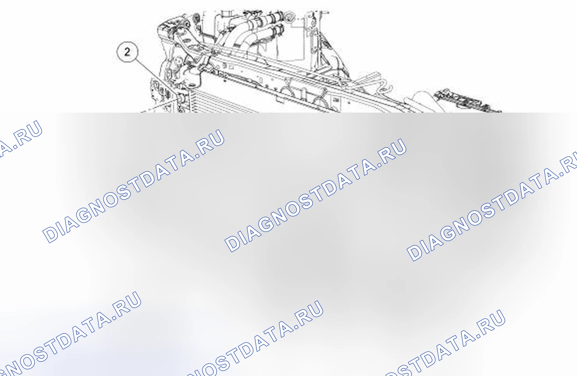 Рис. 24: Охладитель электроники двигателя. Mercury Mariner II