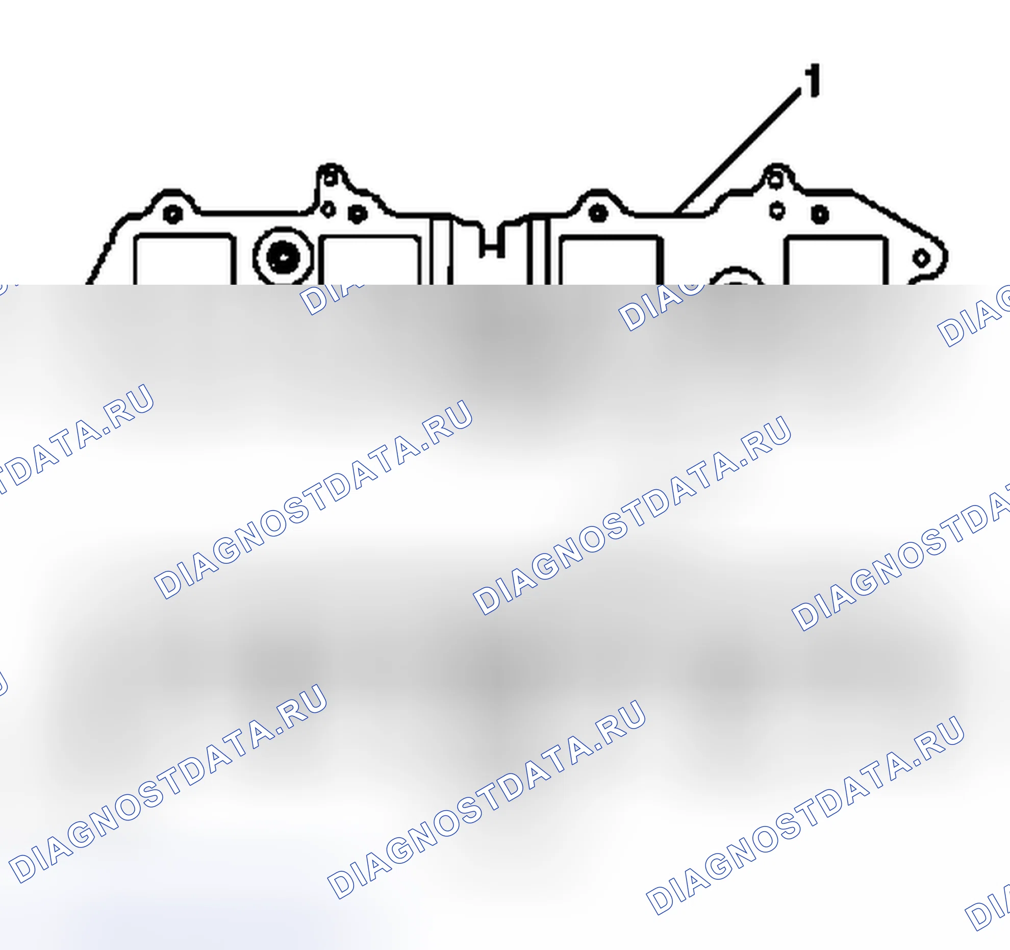 Рис. 93: Монтажные кронштейны катушки зажигания. Hyundai XG I рестайлинг