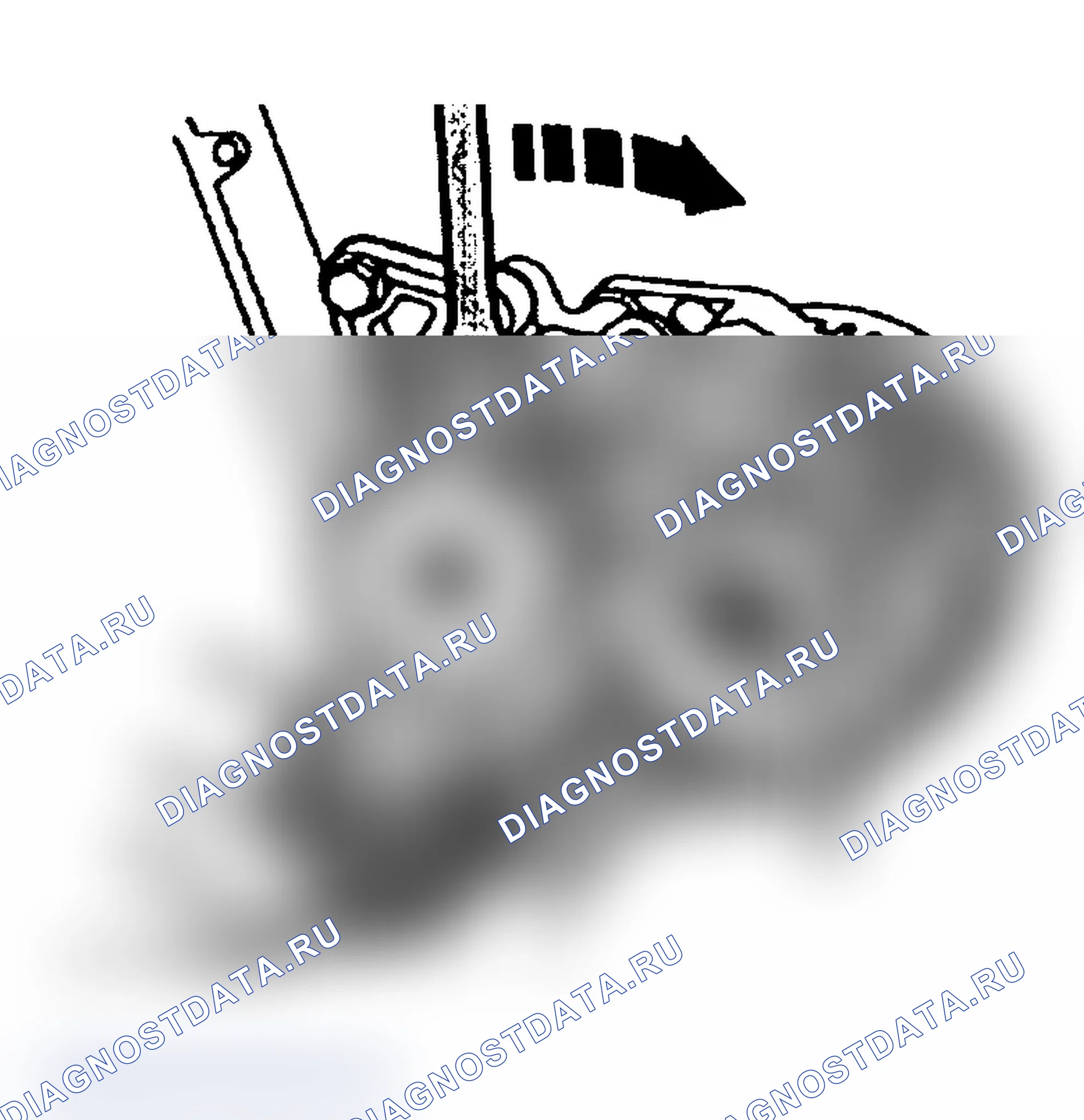 Рис. 12: Демонтаж (коды двигателей AEG, AVH, AZG, BEV и BDC). Volkswagen New Beetle A4