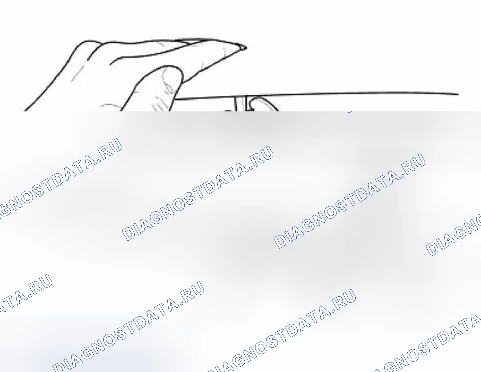 Рис. 1: Идентификация аварийного ручного подъема верха. Jaguar XKR I