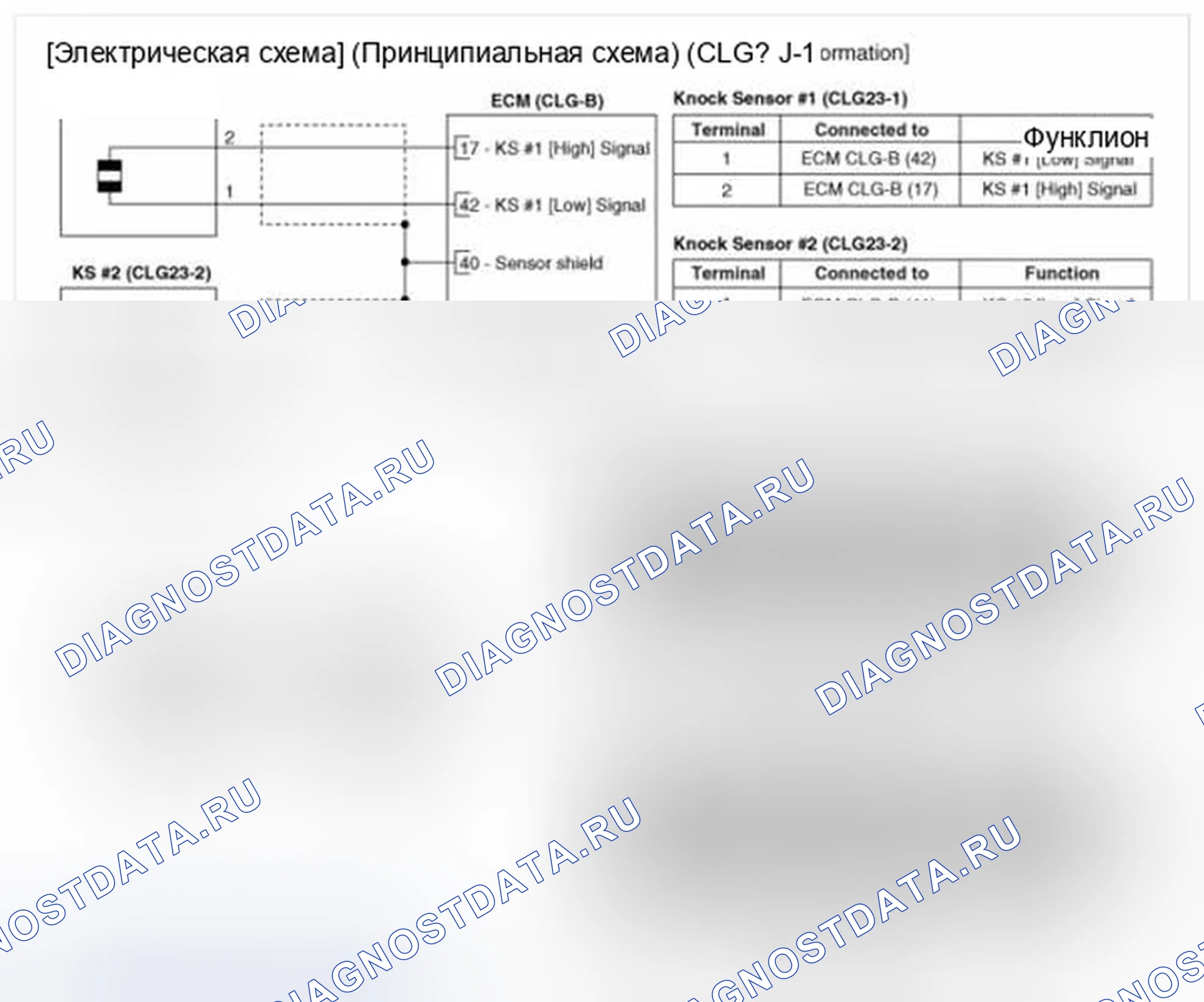 Рис. 13: Принципиальная схема. Hyundai Azera II