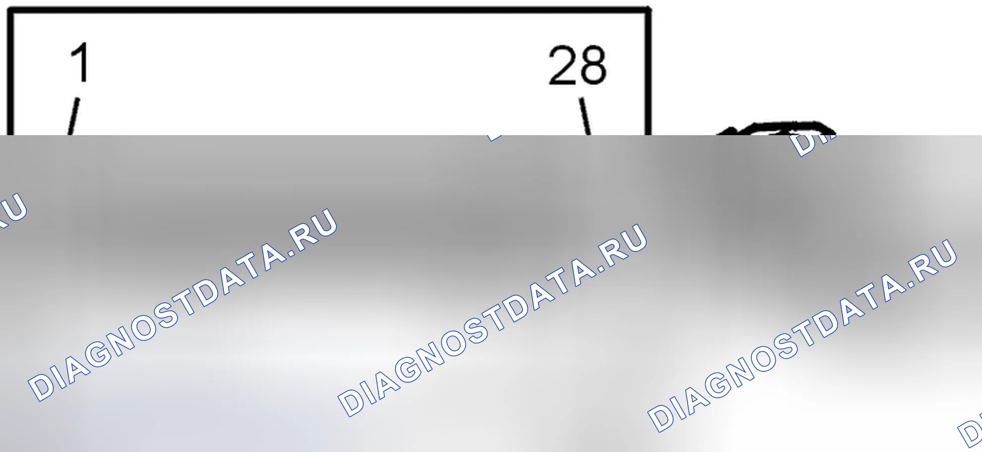 Рис. 131: Спецификация сигнала (2005-2007). Volvo V70 II рестайлинг