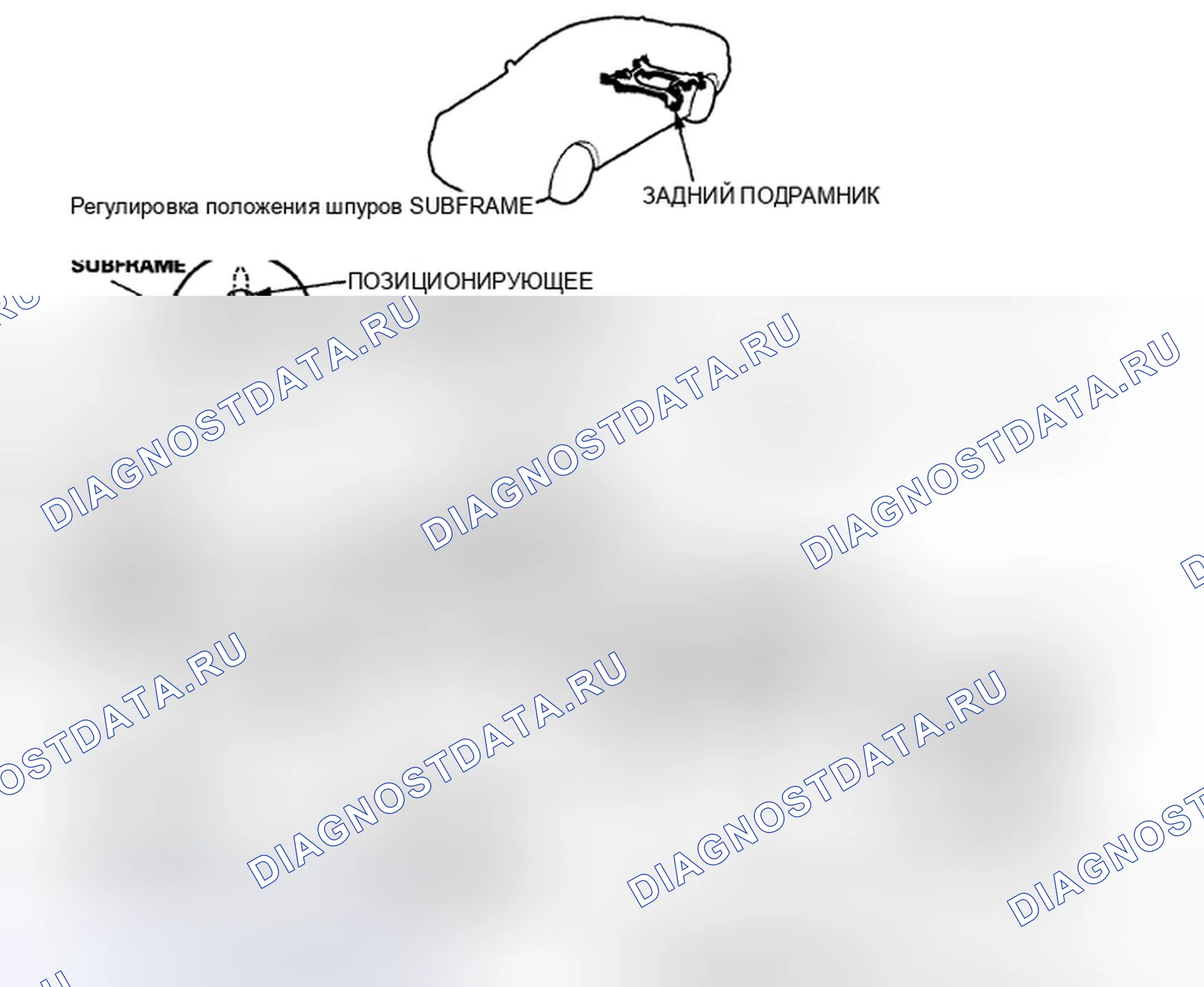 Рис. 2: Крутящий момент заднего подрамника. Honda Accord VIII