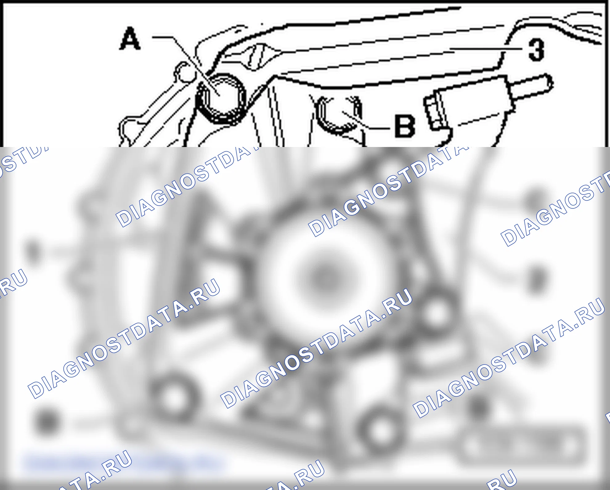 Снятие и installing gearbox (gearbox without threaded hole in housing) (6-скорость ручной gearbox 02N) (исполнение 3). SEAT Alhambra I