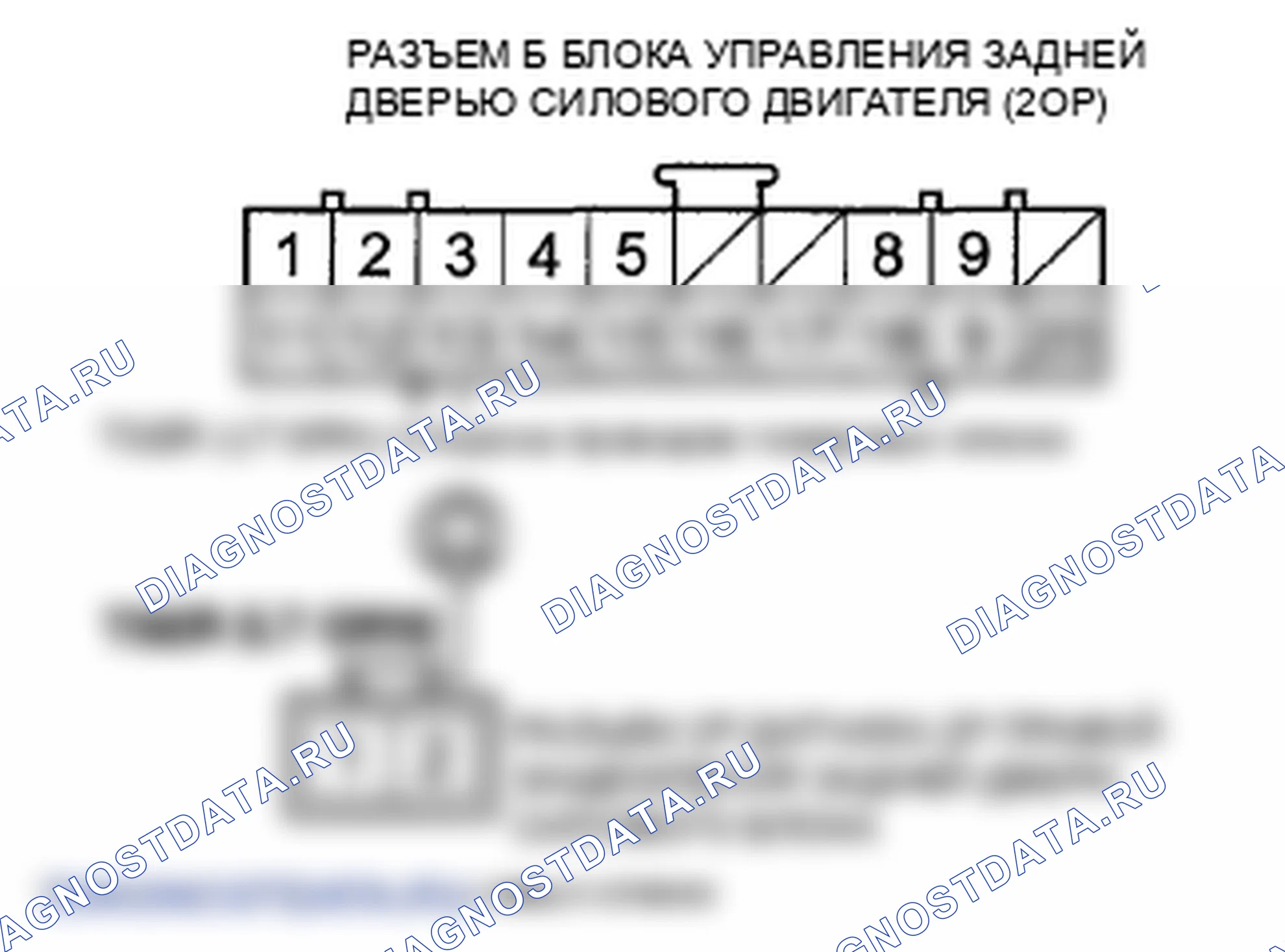 Рис. 160: расшифровка кода ошибки B1378: Неисправность цепи датчика правого защемления задней двери Питание. Honda Pilot II