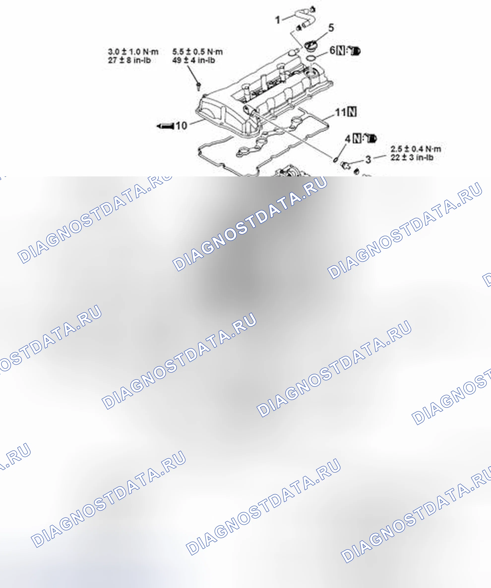 Рис. 541: ДЕМОНТАЖ И МОНТАЖ. Mazda MX-5 NB