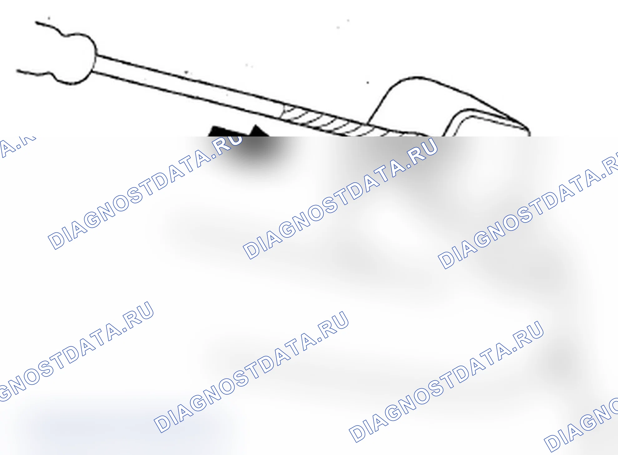 Рис. 90: Снятие/установка рукоятки грейфера. Acura MDX II рестайлинг