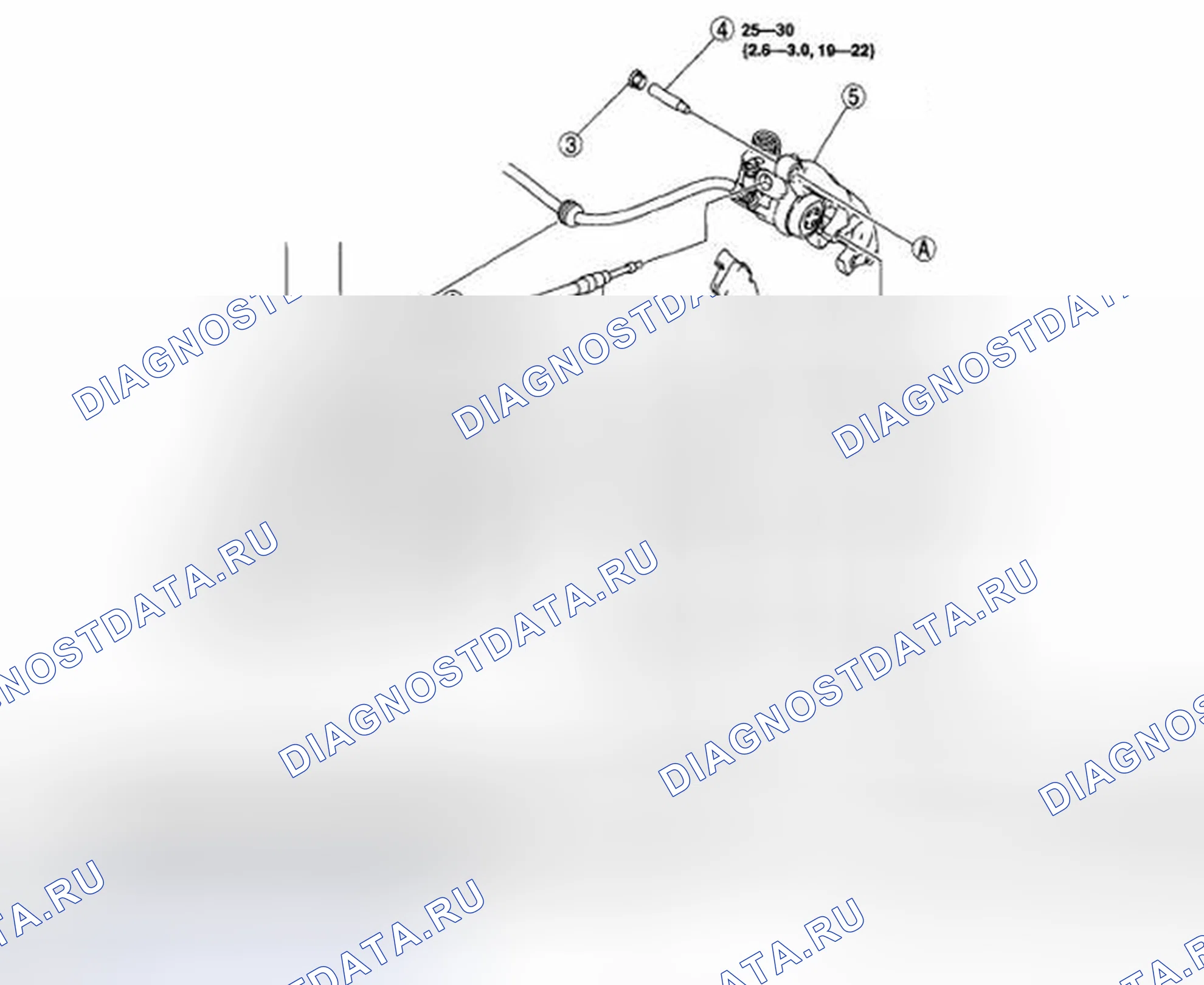 Рис. 30: ЗАМЕНА ДИСКОВОЙ КОЛОДКИ (ЗАДНЯЯ). Mazda 5 I рестайлинг