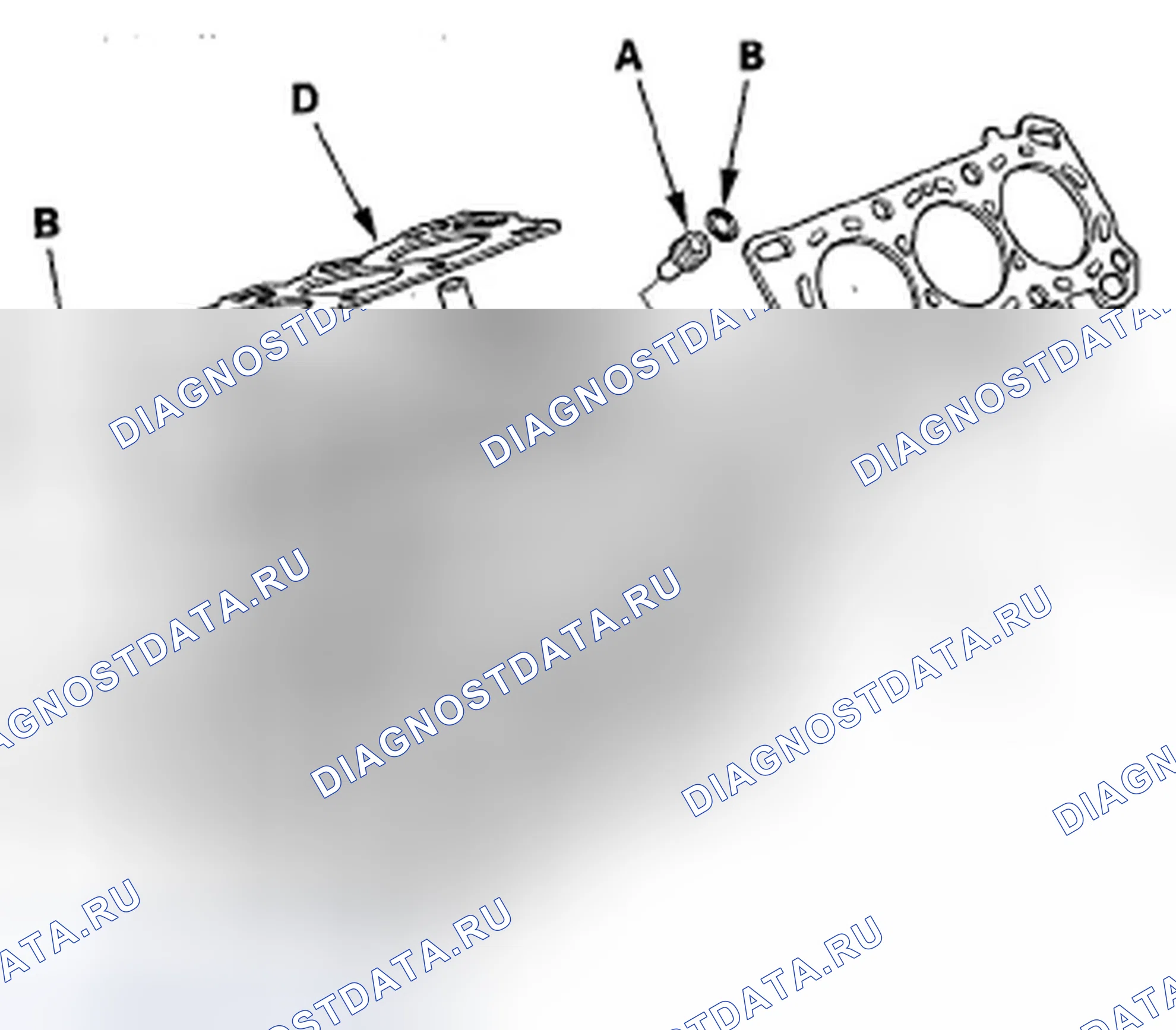 Рис. 291: Установка головки цилиндров. Honda Odyssey IV