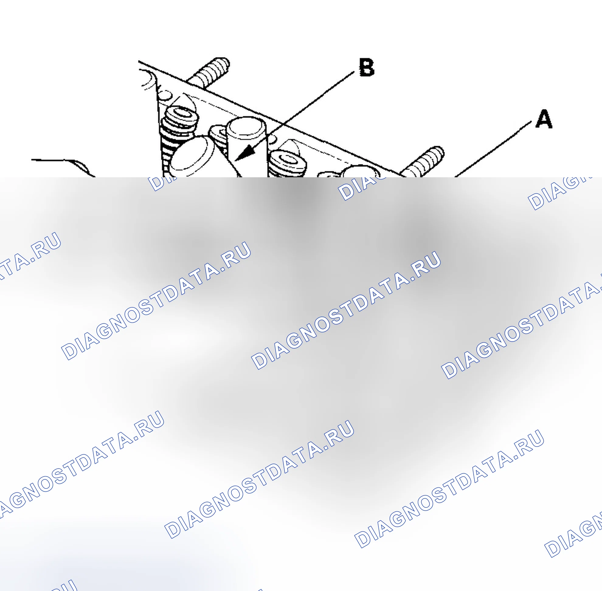 Рис. 154: Демонтаж клапана, пружины и уплотнения клапана. Honda Accord VII