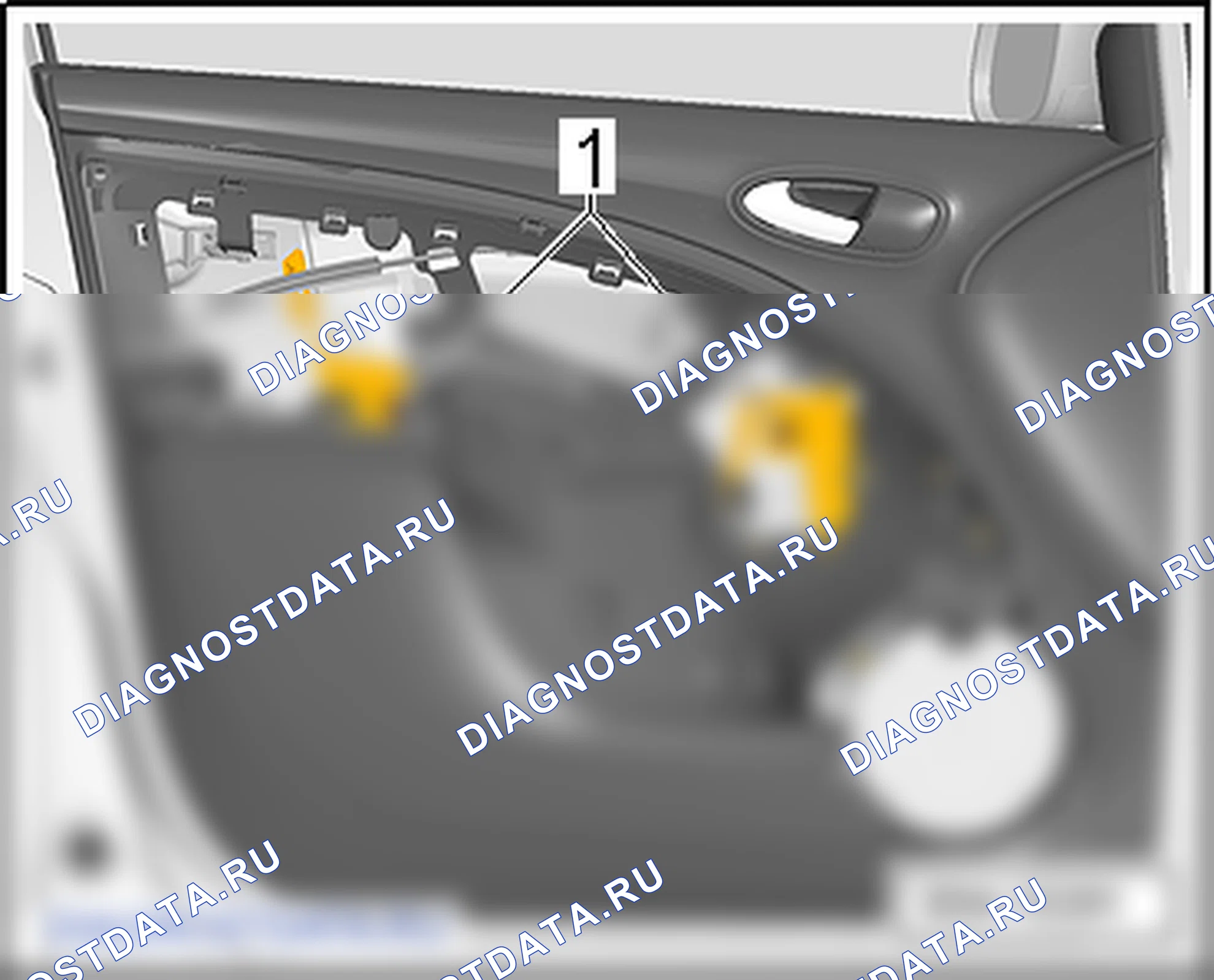 Стёкла передних дверей. SEAT Altea I