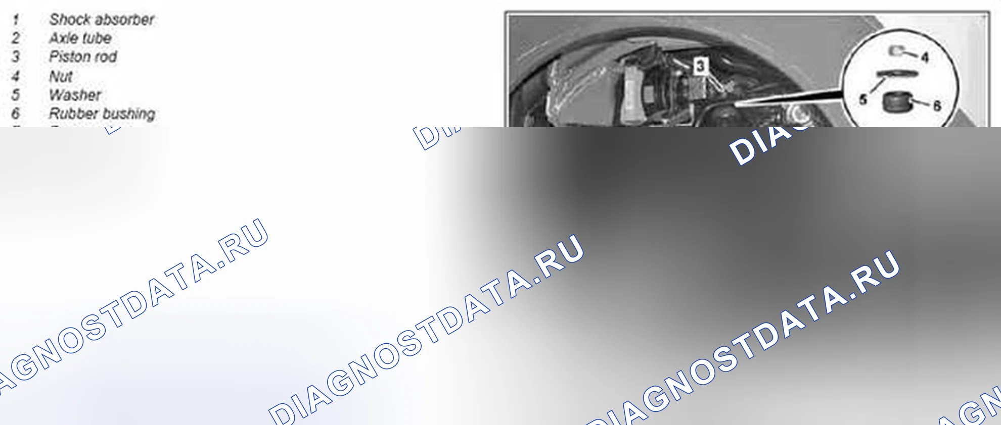 Рис. 55: Снять / установить задний амортизатор - AR32.25-P-0110MCU. Kia Soul I