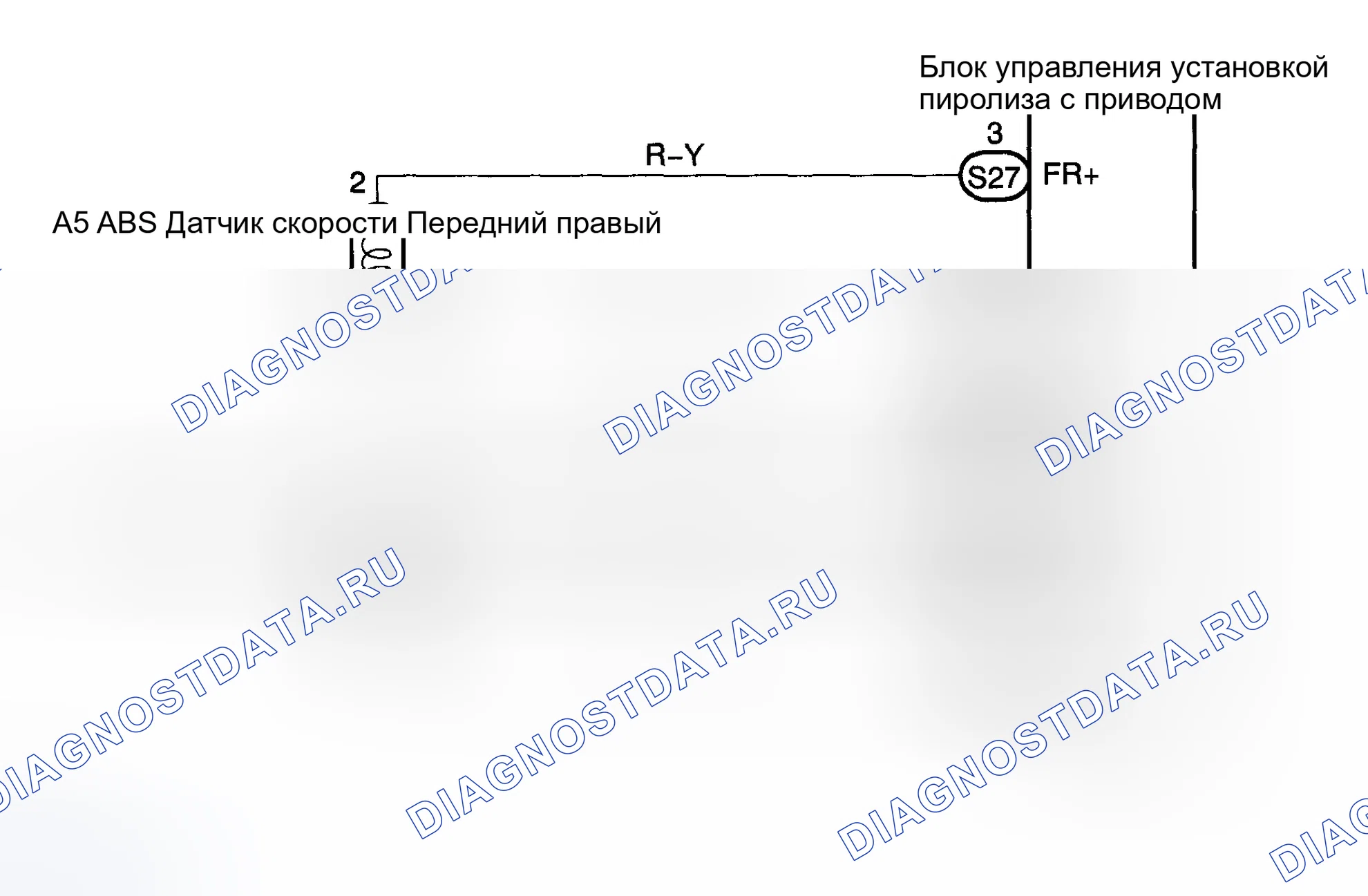 Рис. 26: электросхема. Toyota Highlander I рестайлинг