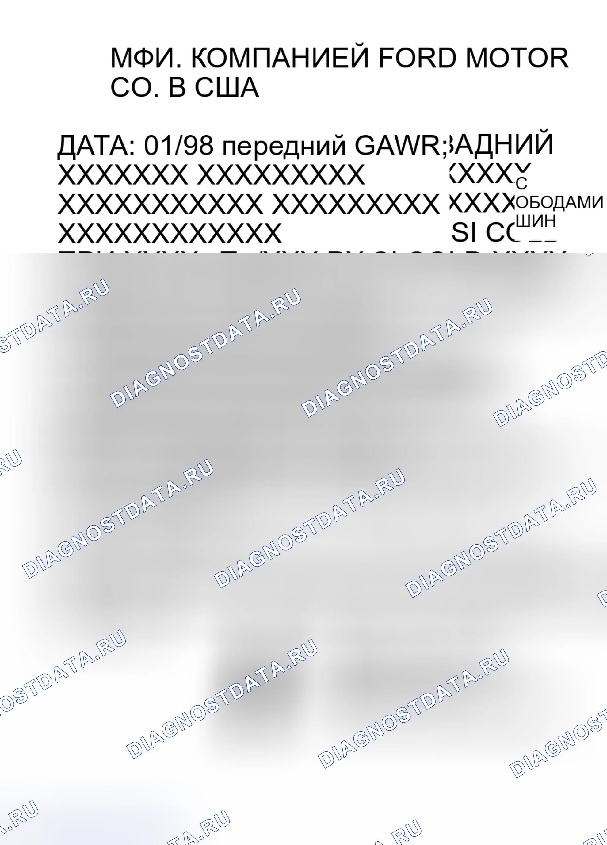 Рис. 37: Полоса ленты/краски - Ford Freestyle. Hyundai Mistra II