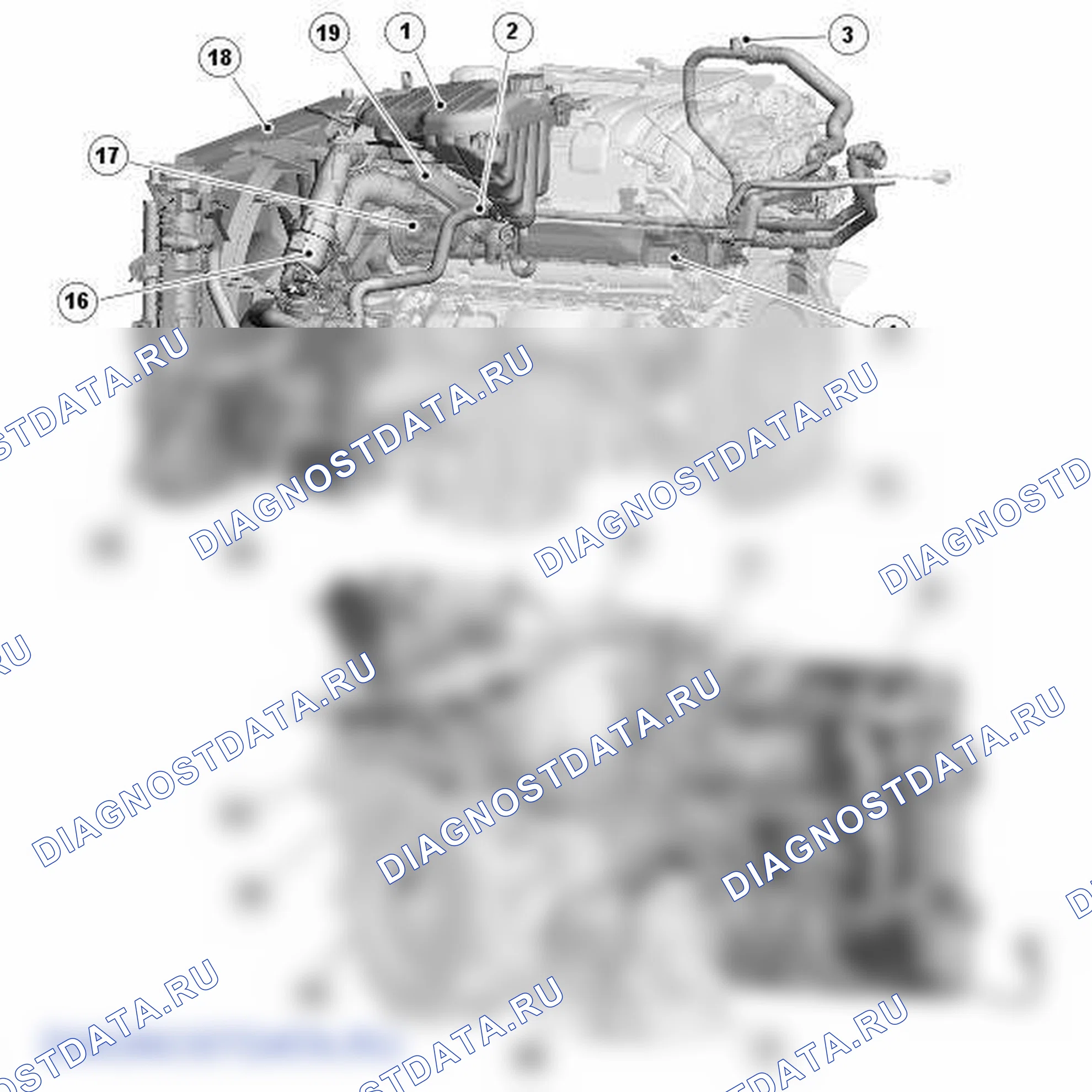 Рис. 41: РАСПОЛОЖЕНИЕ КОМПОНЕНТОВ. Jaguar XJ X351 рестайлинг