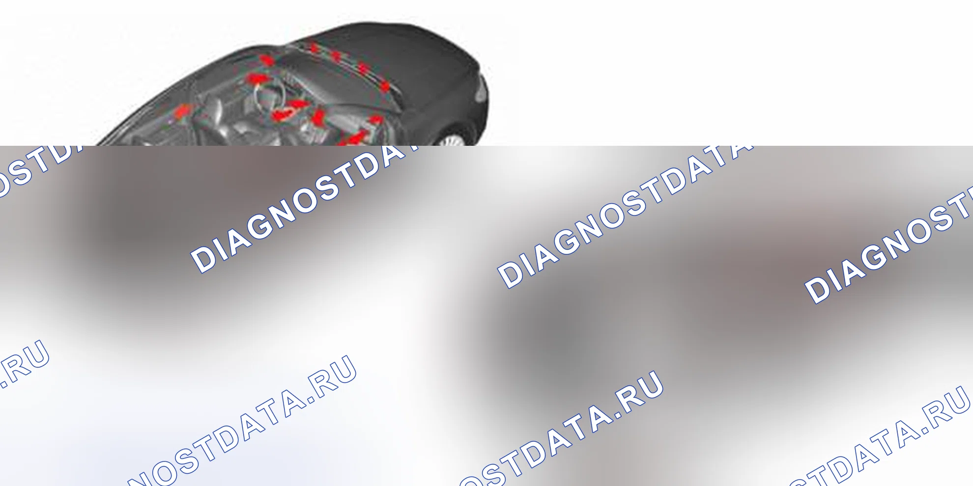 Рис. 864: СИСТЕМА РАСПРЕДЕЛЕНИЯ ВОЗДУХА. Volvo S80 II рестайлинг