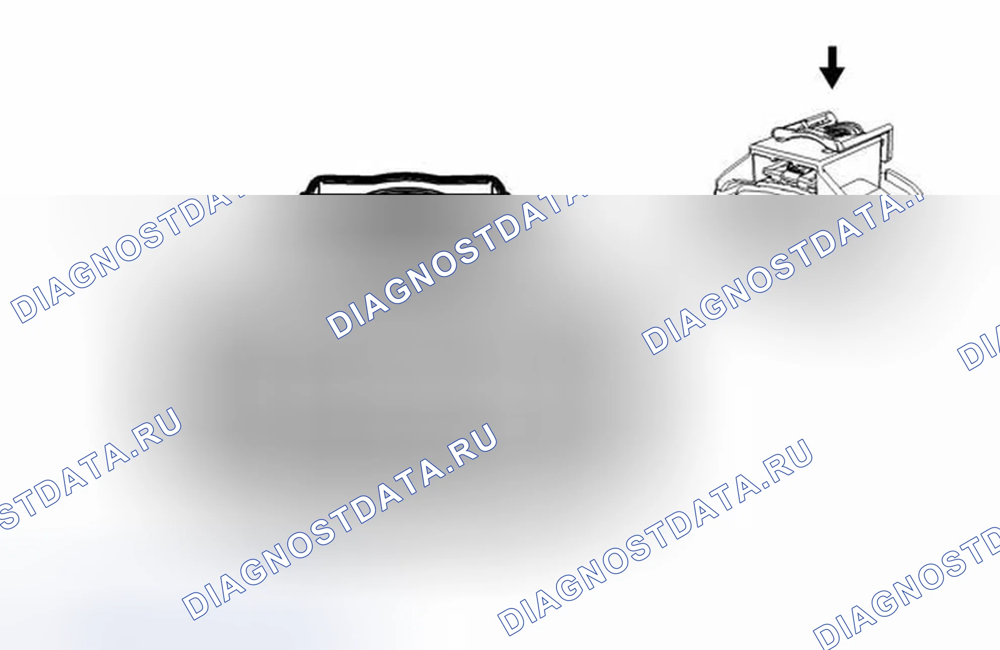 Рис. 239: Датчик B52A нагретого кислорода 1. Buick Encore I