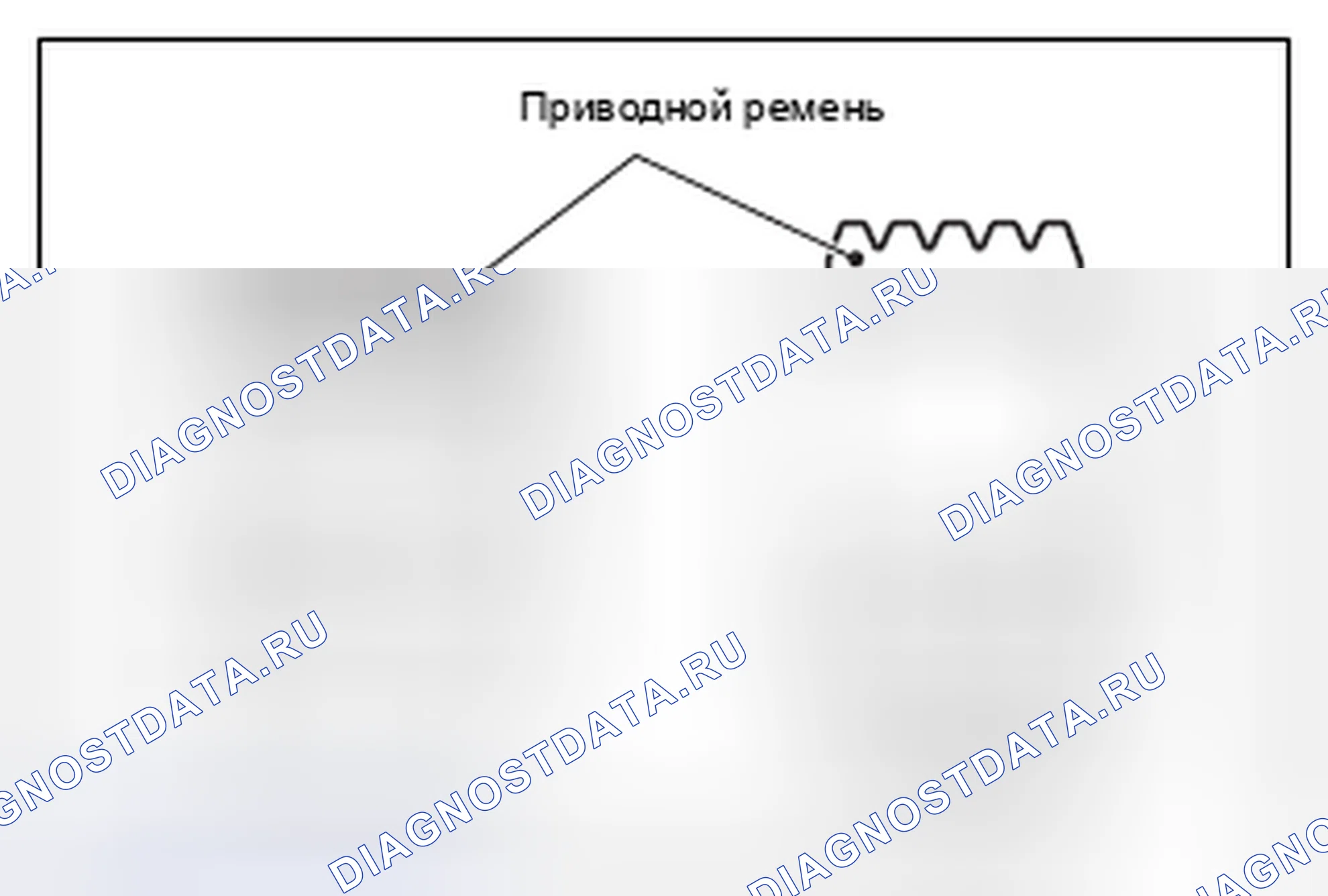 Рис. 20: >> B <<УСТАНОВКА ПРИВОДНОГО РЕМНЯ. Mitsubishi Lancer Ralliart X рестайлинг