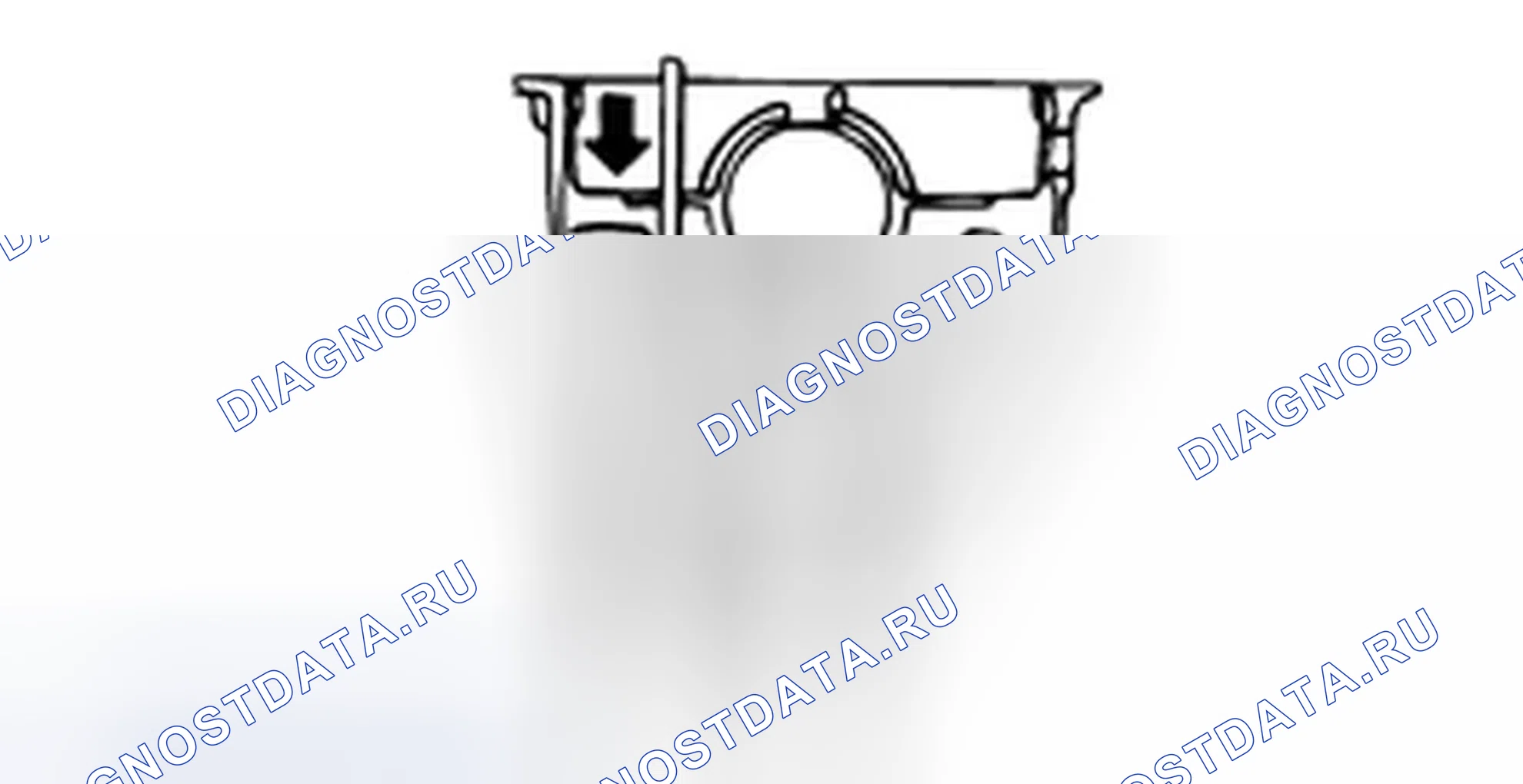 Разборка заднего держателя дифференциала. Hyundai H-1 A1