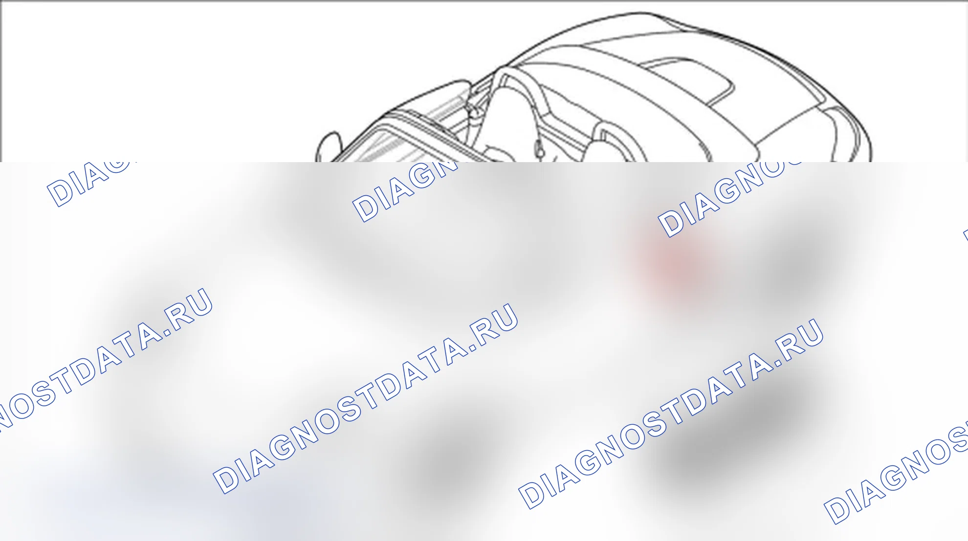 Рис. 98: Разжимной электрический провод для микровыключателей. Porsche Boxster S 987
