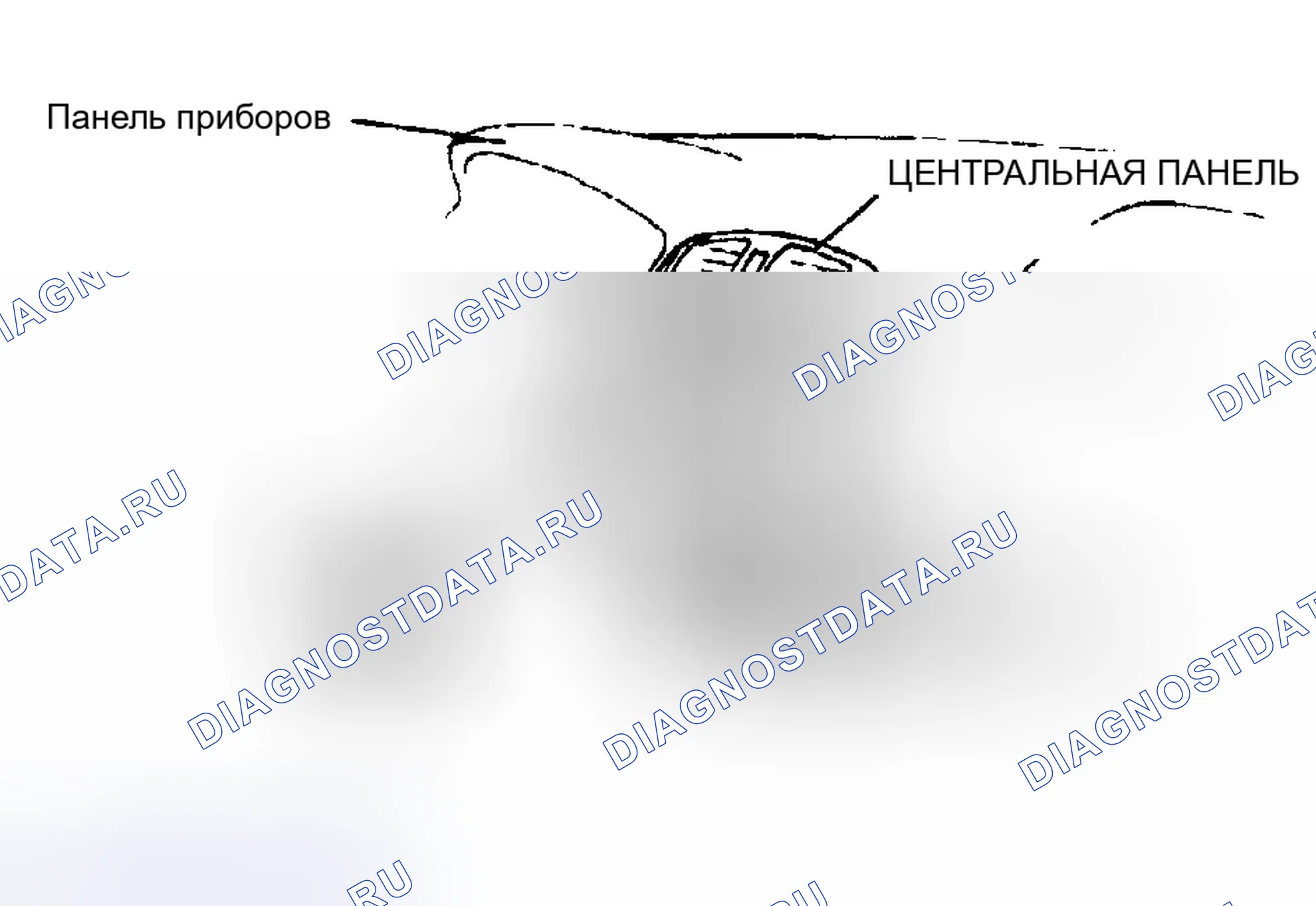 Рис. 41: ДЕМОНТАЖ / МОНТАЖ ЦЕНТРАЛЬНОЙ ПАНЕЛИ. Mazda Protege BJ