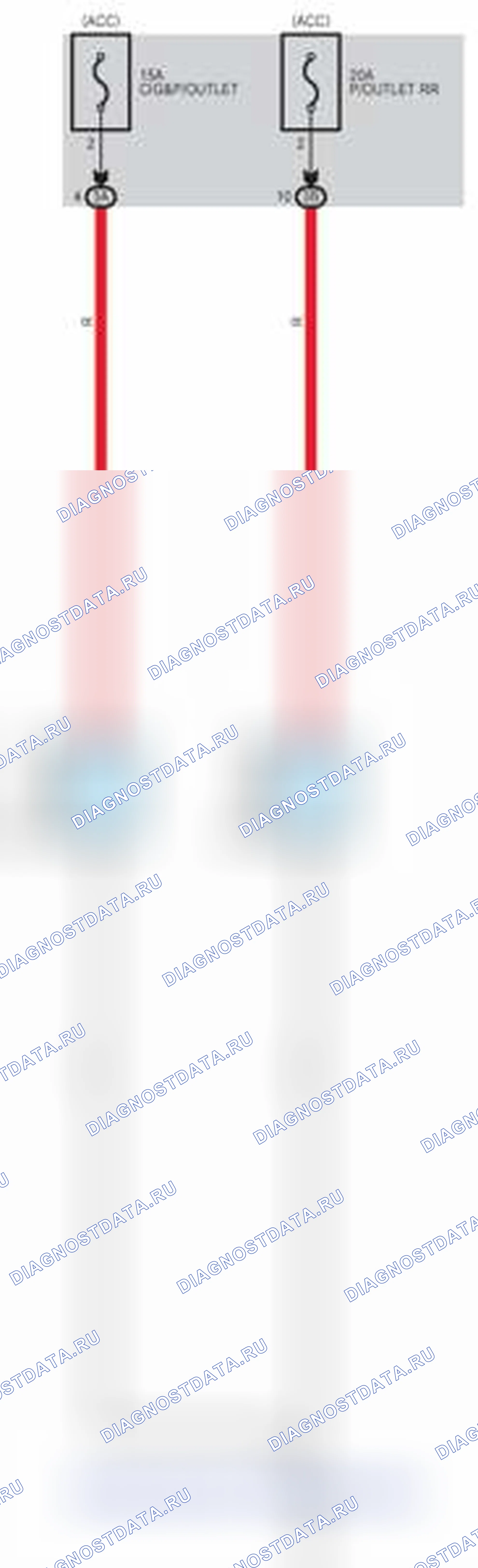 Рис. 1086: Розетка питания. Toyota Camry XV50