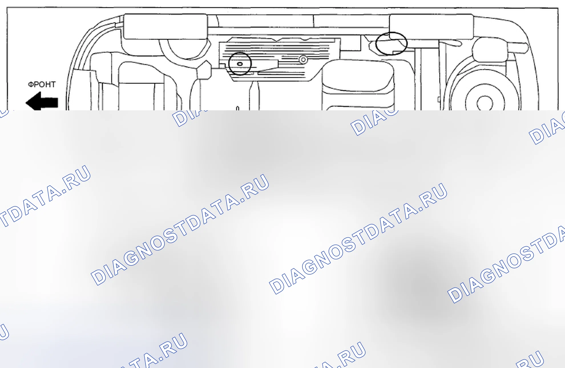 Рис. 71: ШВАРТОВОЧНЫЙ КРЮК. Mazda CX-9 I рестайлинг