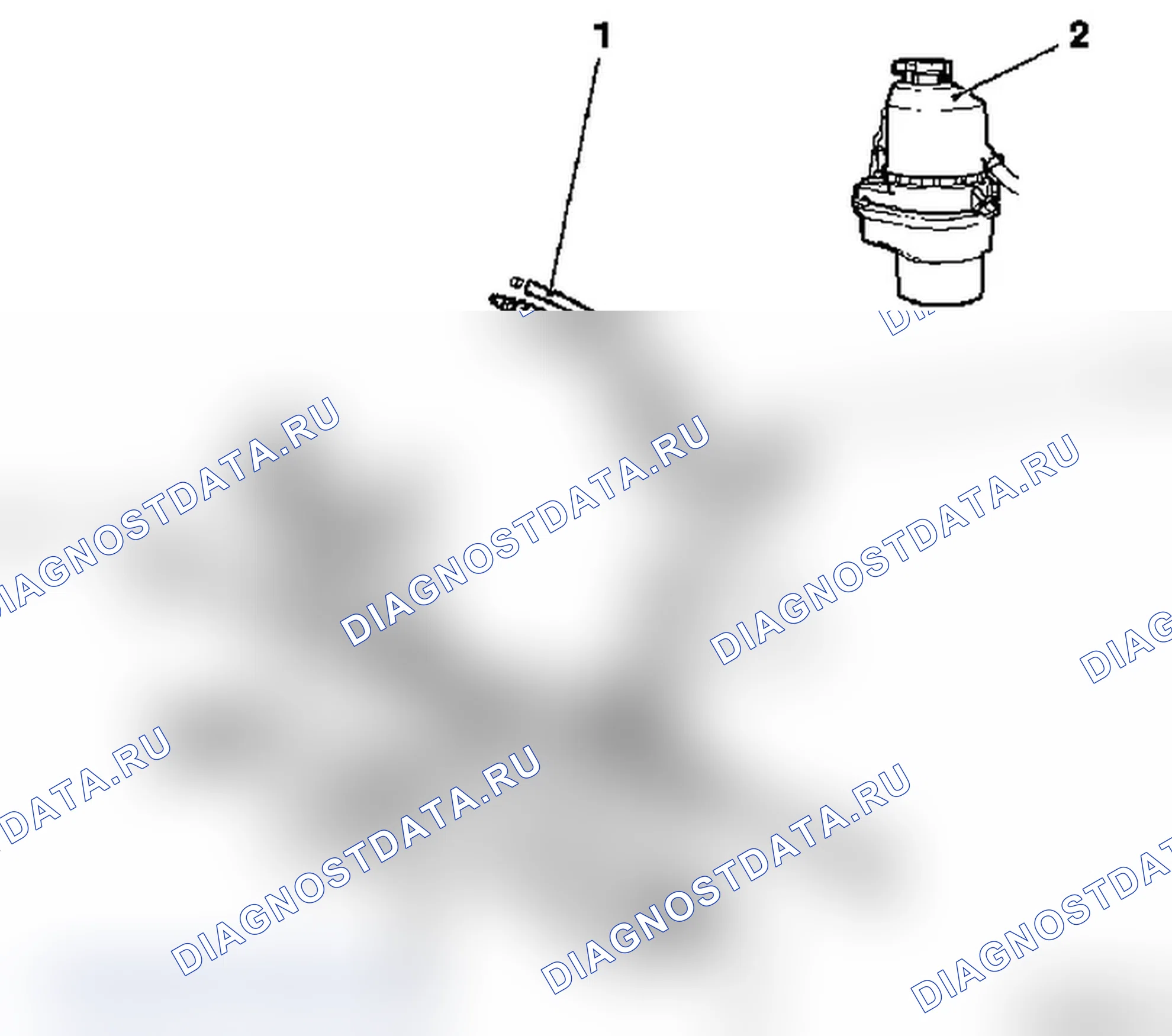 Иллюстрация - электрогидравлический сервоусилитель рулевого управления (EHPS и EHPS-компакт) - компоненты. Opel Vectra C