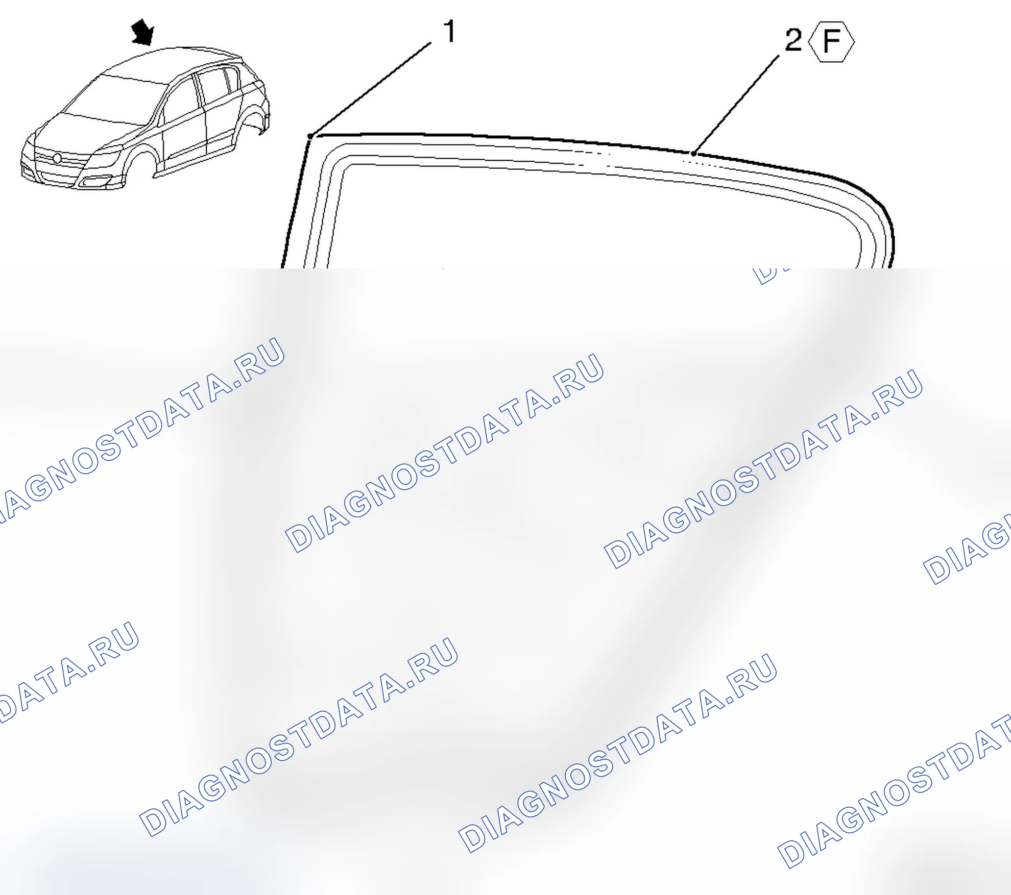 Противокоррозионные мероприятия по уплотнению швов. Opel Astra H