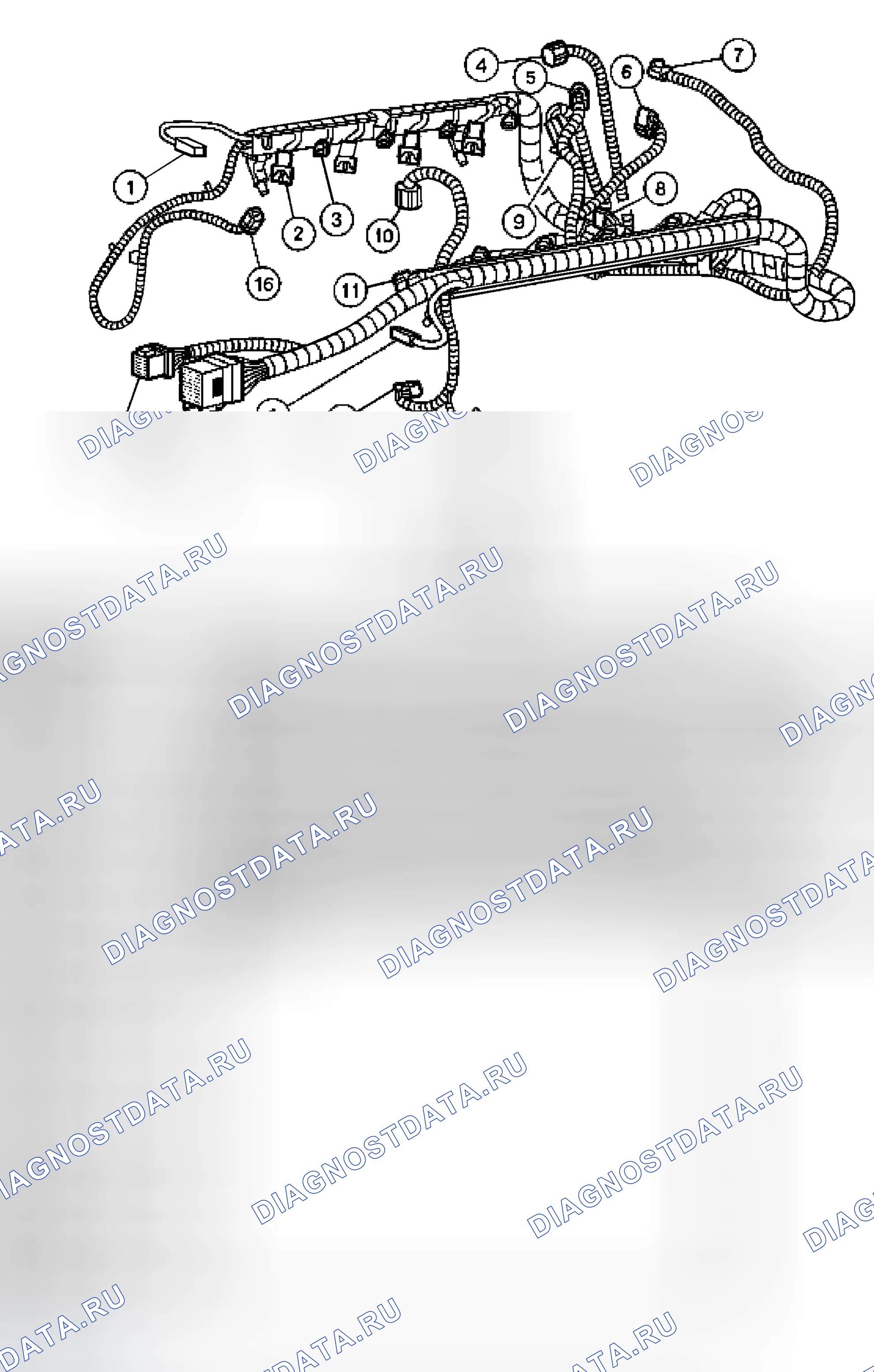 Рис. 59: Проводка для зарядки топливом. Ford Pickup F150 
