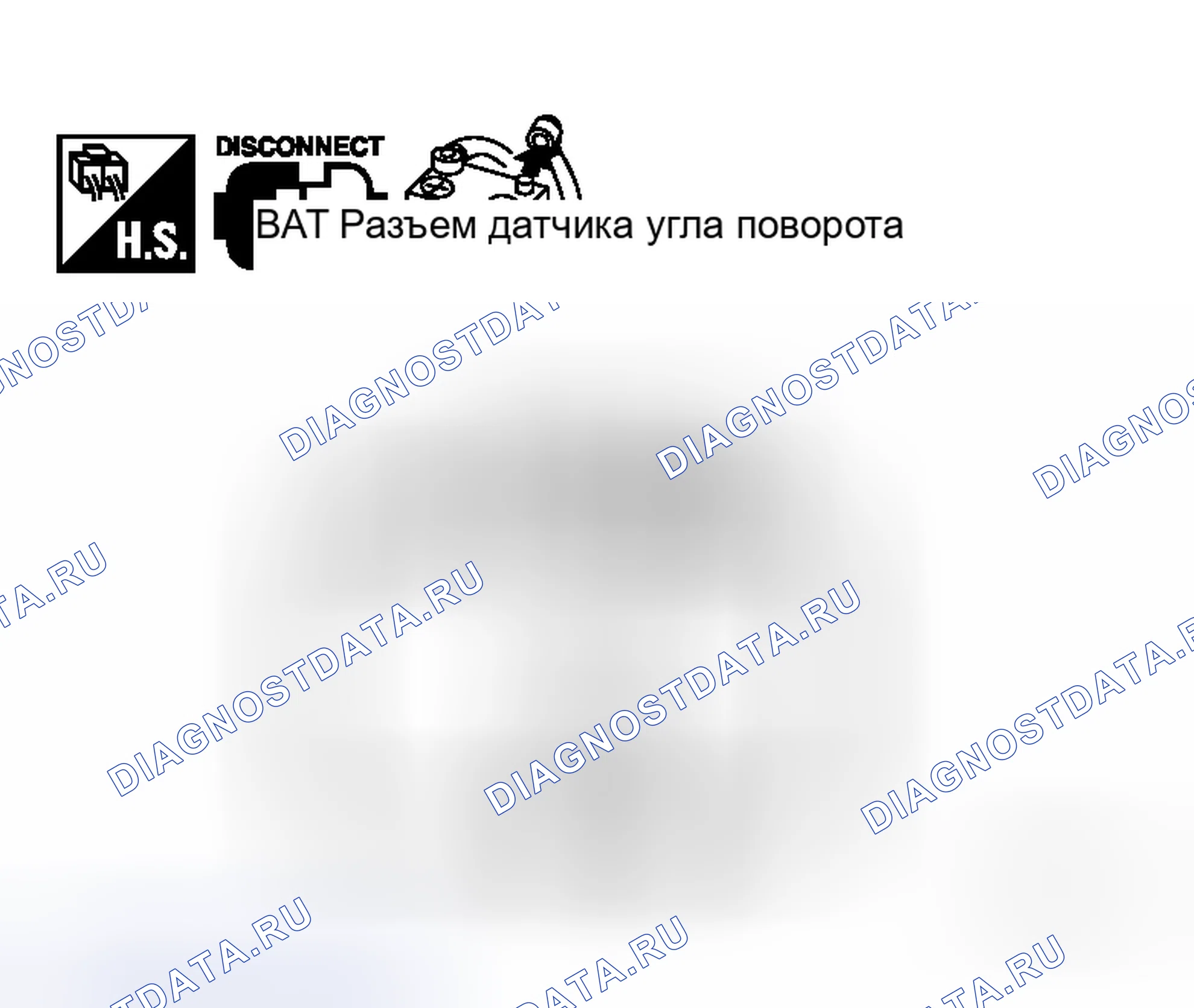 Рис. 248: Проверка цепи датчика угла поворота. Honda N-WGN I