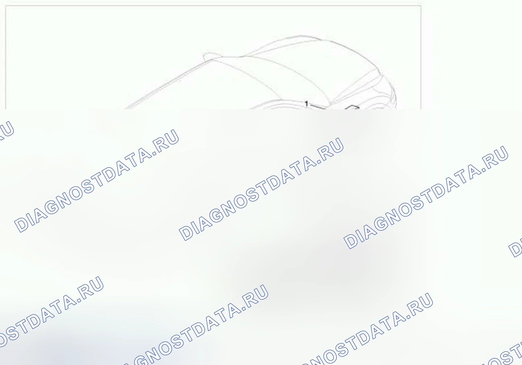 Рис. 257: Расположение компонентов. Hyundai Genesis I рестайлинг