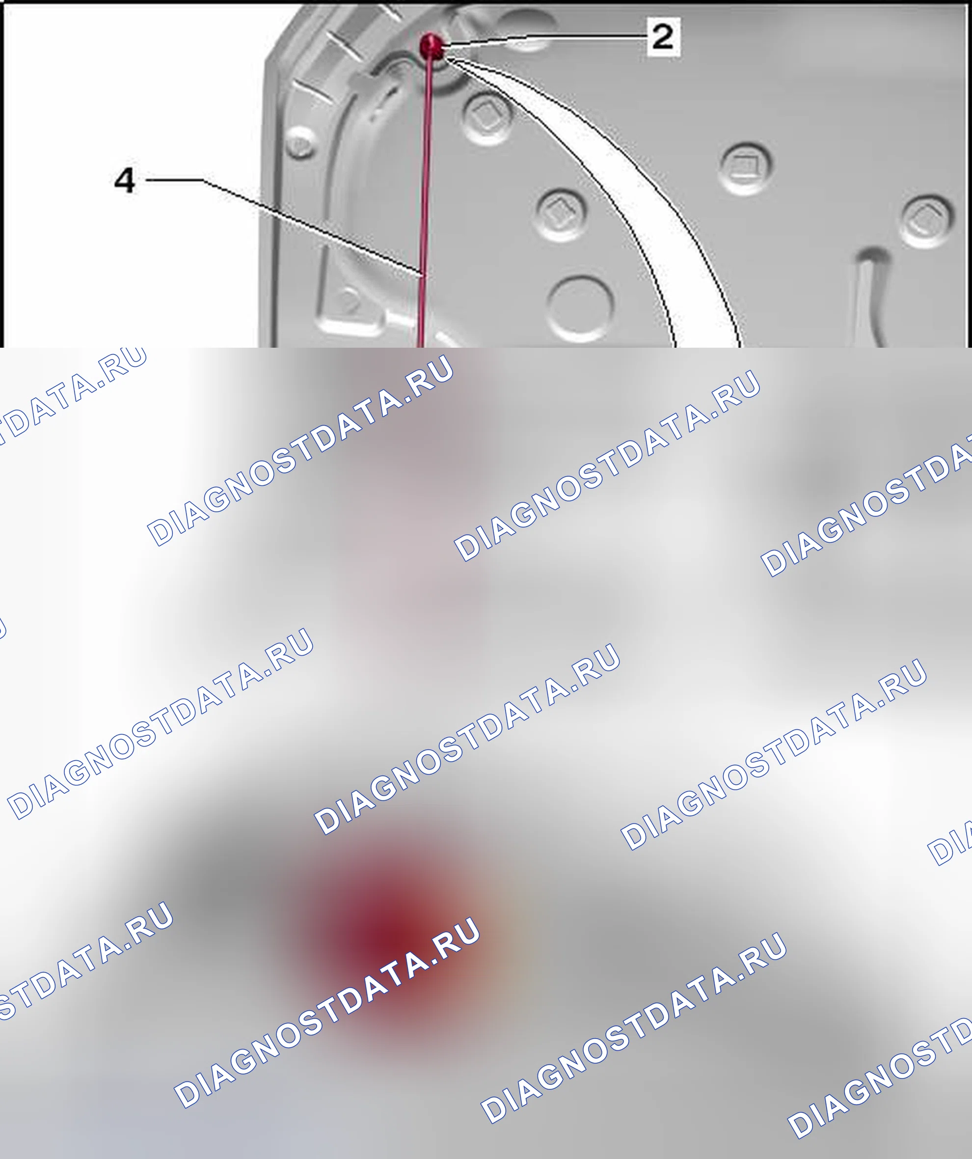 Рис. 88: ГАЗОНАПОЛНЕННОЕ КРЕПЛЕНИЕ СТОЙКИ КАПОТА. Volkswagen Golf Mk6