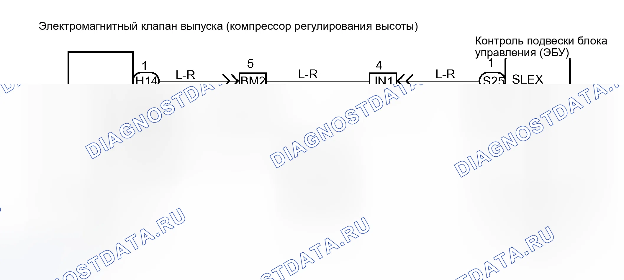 Рис. 44: электросхема. Toyota Sequoia I рестайлинг