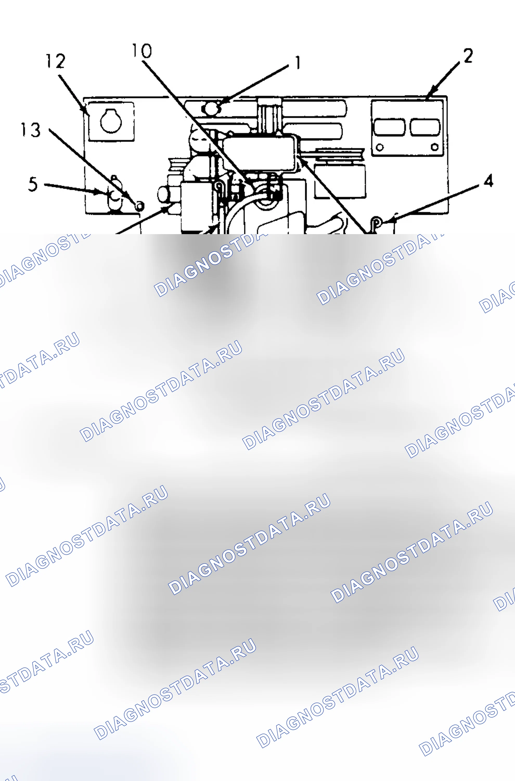 Рис. 8: РАСПОЛОЖЕНИЕ ТОЧЕК ОБСЛУЖИВАНИЯ. Ford Econoline E350 