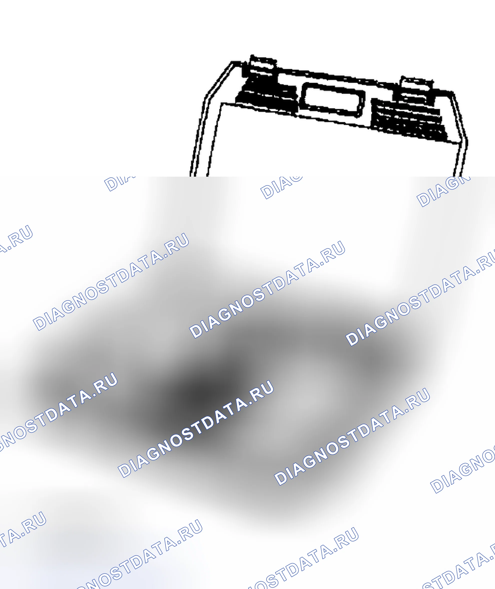 Рис. 306: СЧИТЫВАНИЕ расшифровка кода ошибки. Subaru Outback BH