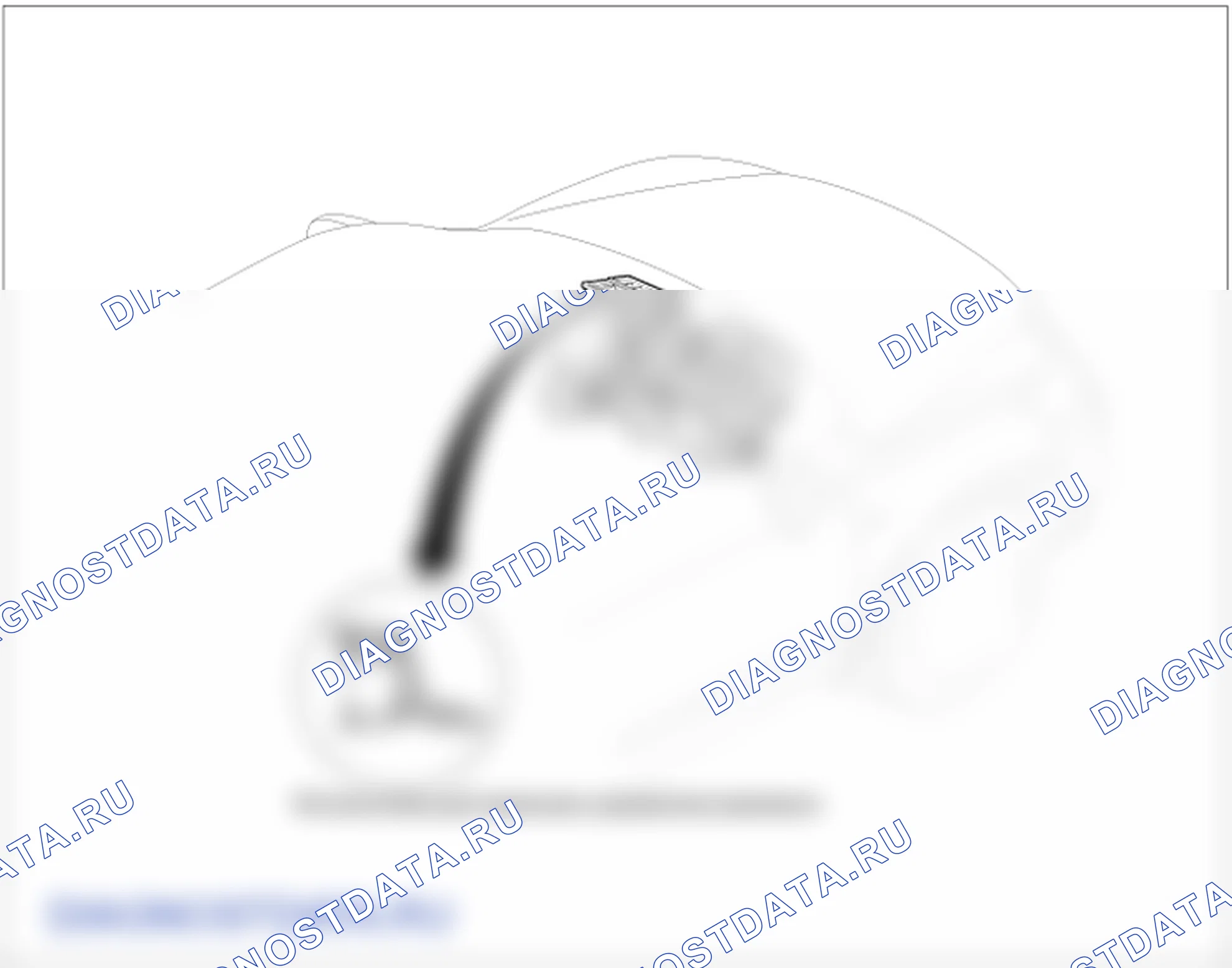 Расположение деталей исполнительного механизма управления режимом. Hyundai Santa Fe CM