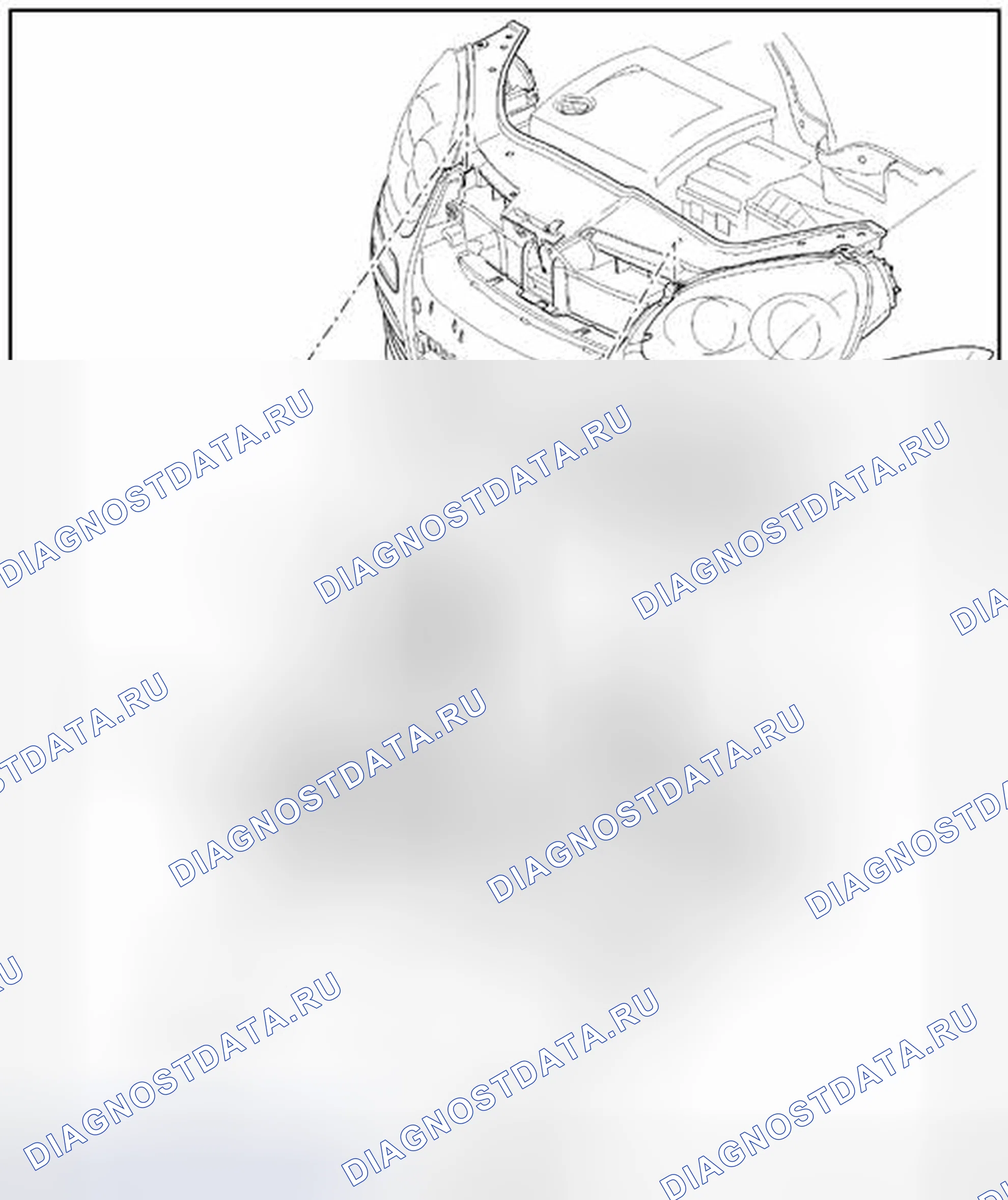 Рис. 59: ОБЗОР РАДИАТОРНОЙ РЕШЕТКИ. Volkswagen Jetta V